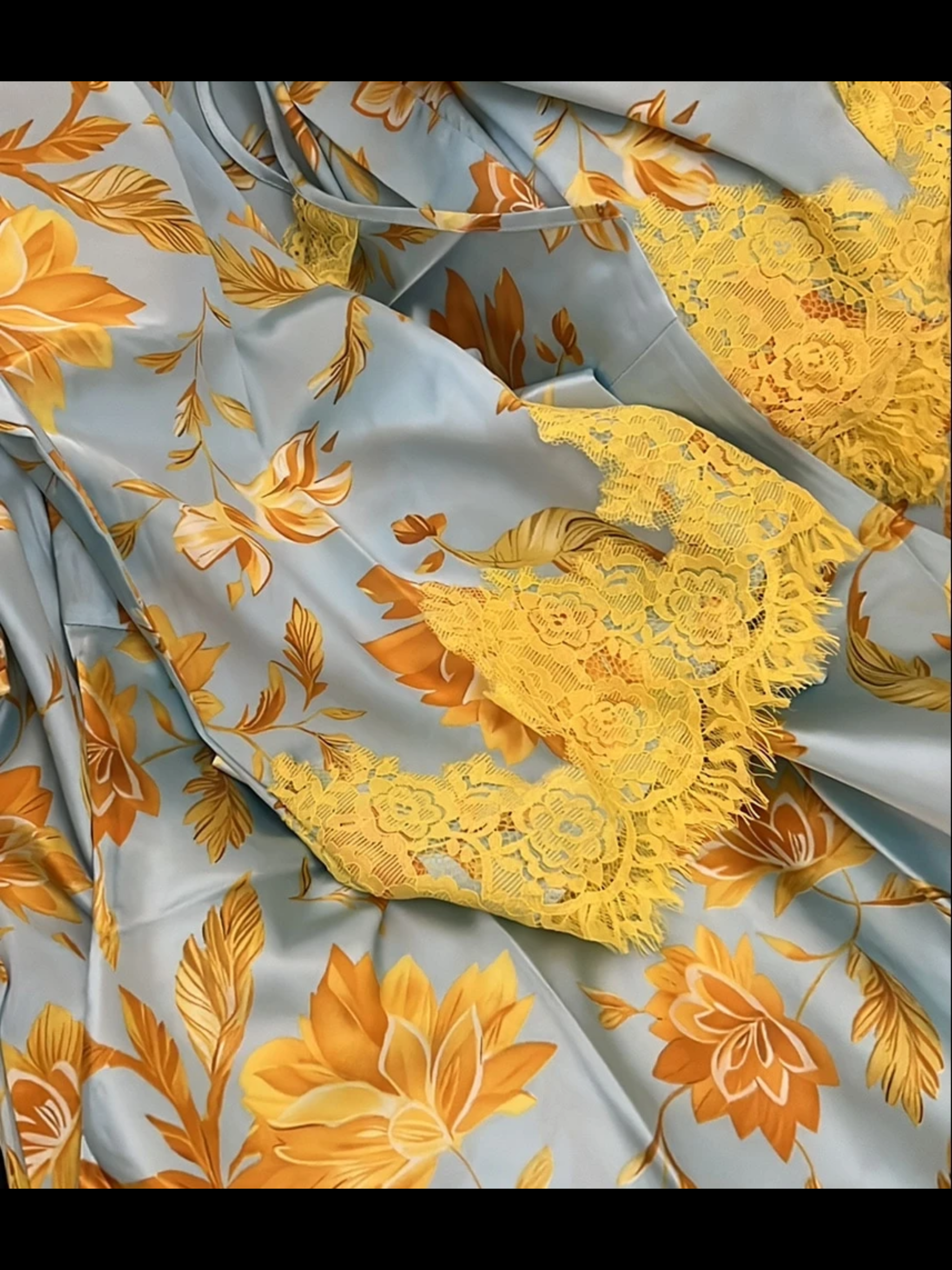 Floral Pajama Robe Set