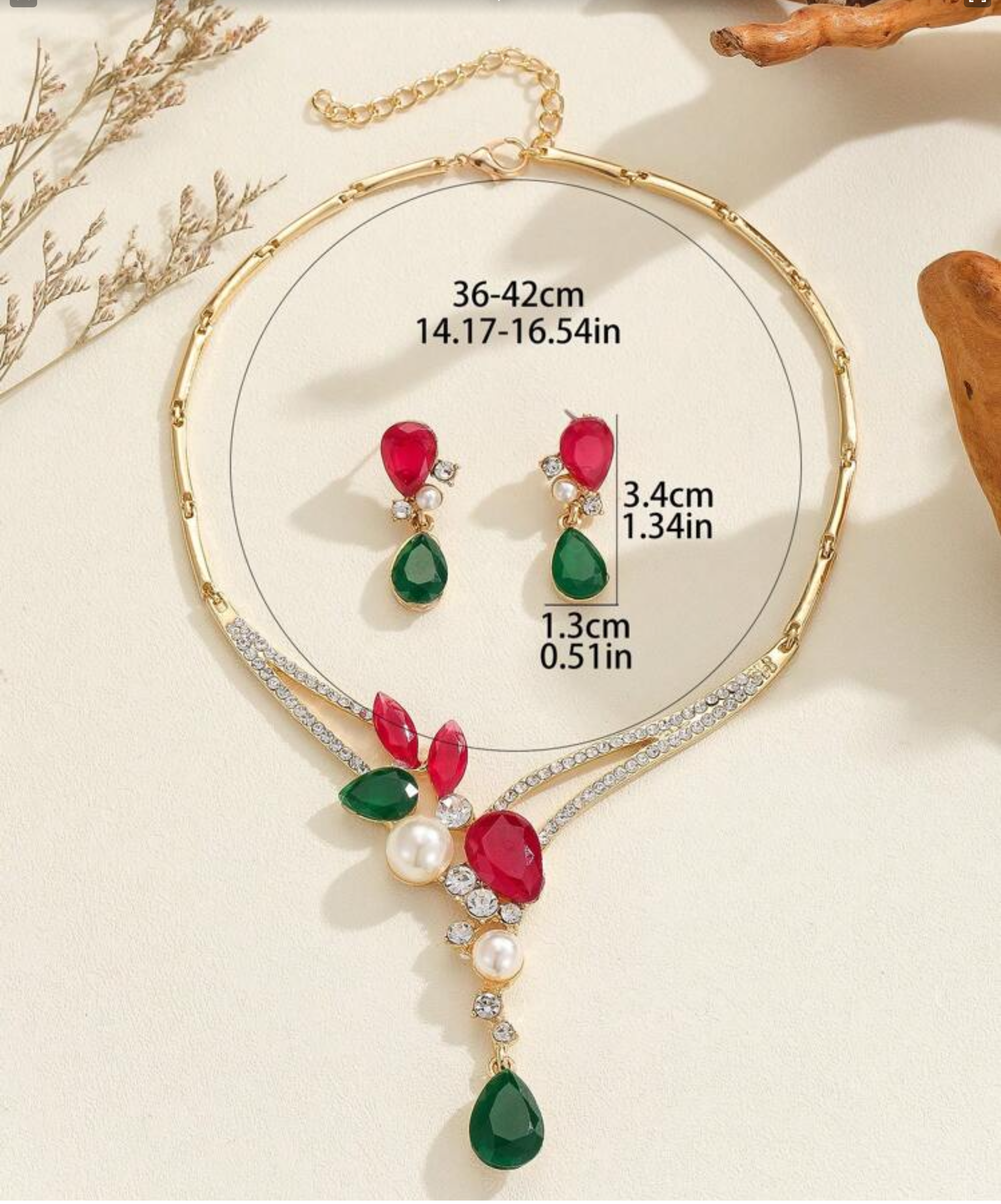 Water-Drop Necklace Set