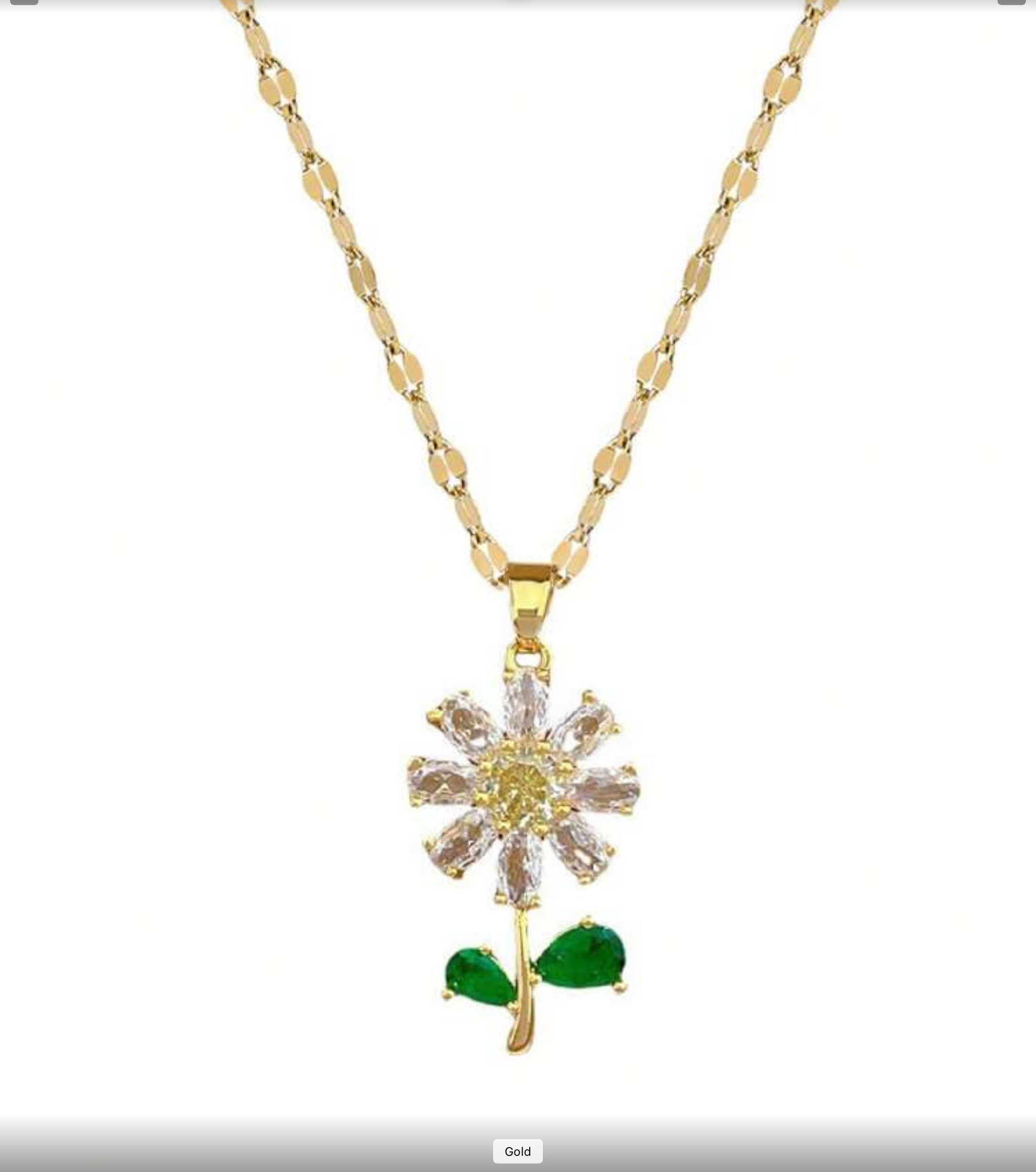Sun Flower Neckless Set