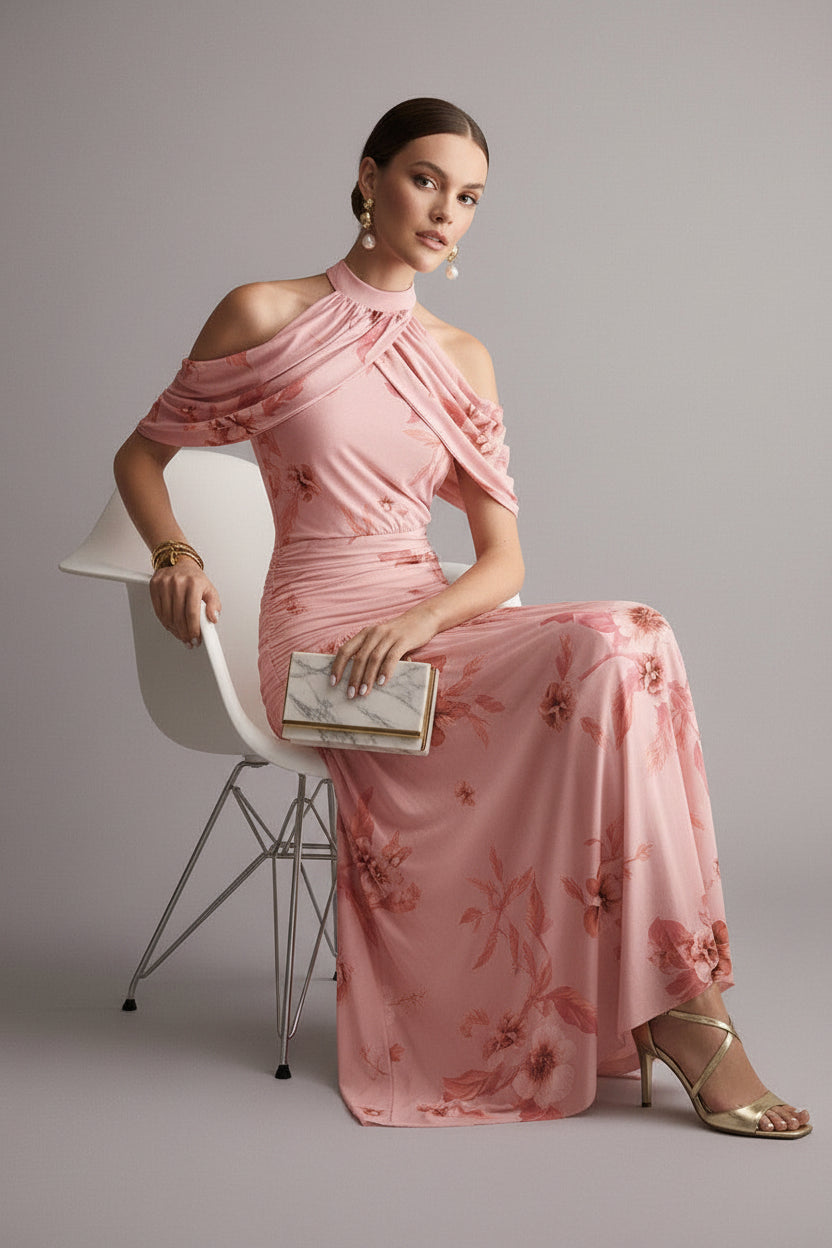 Pink Floral Dress