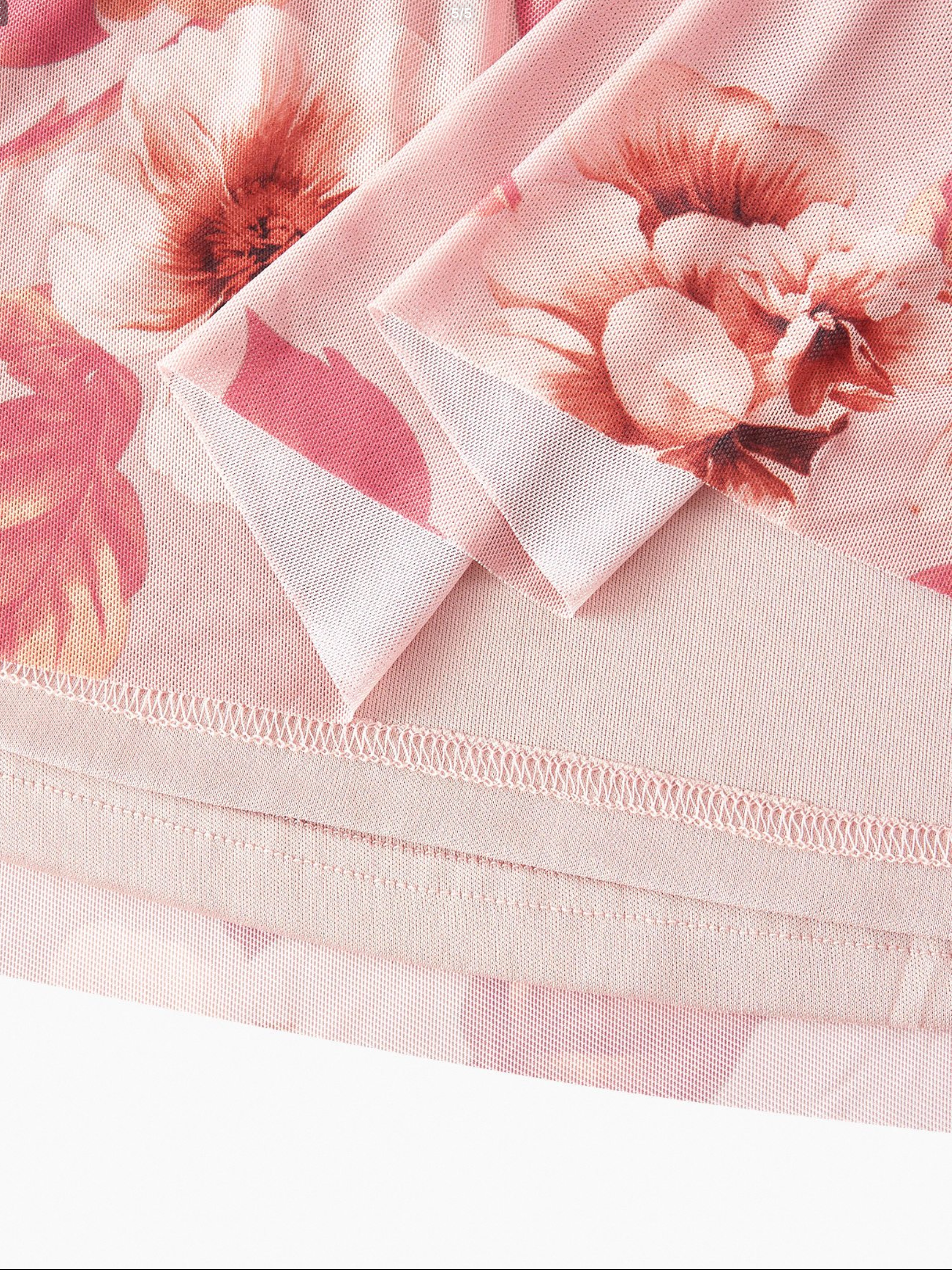 Pink Floral Dress