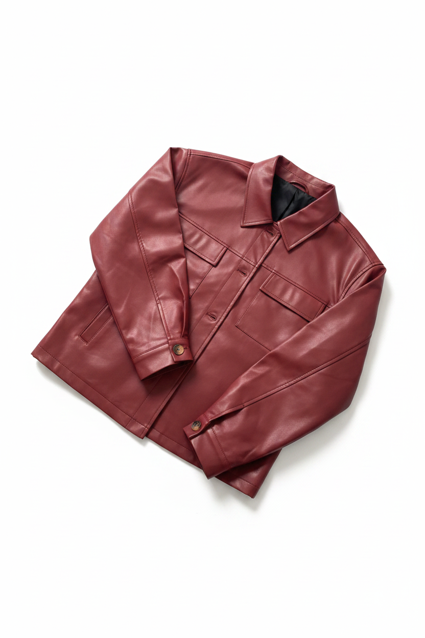 Leather Skirt Set