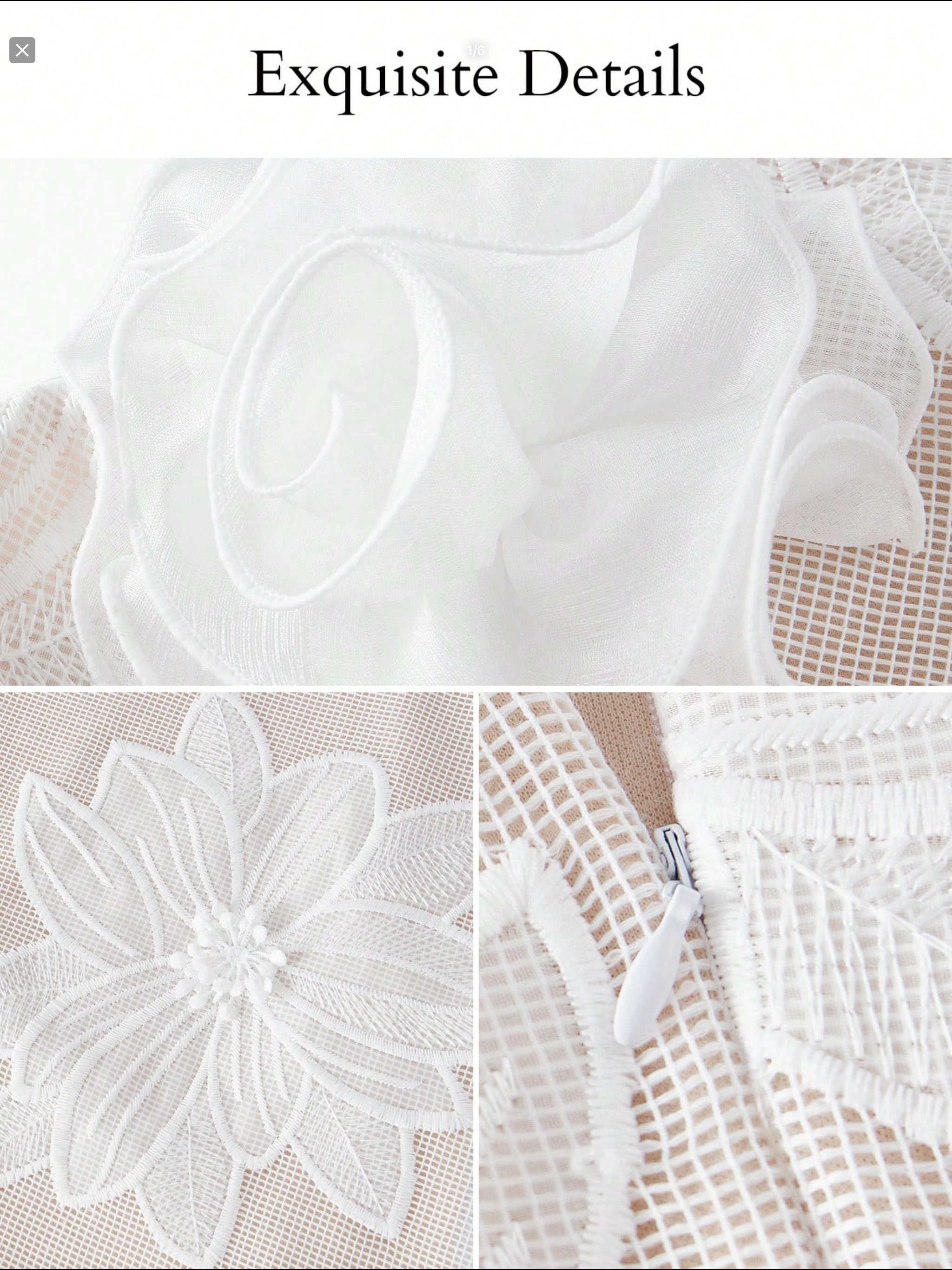 Mesh & Floral  Dress