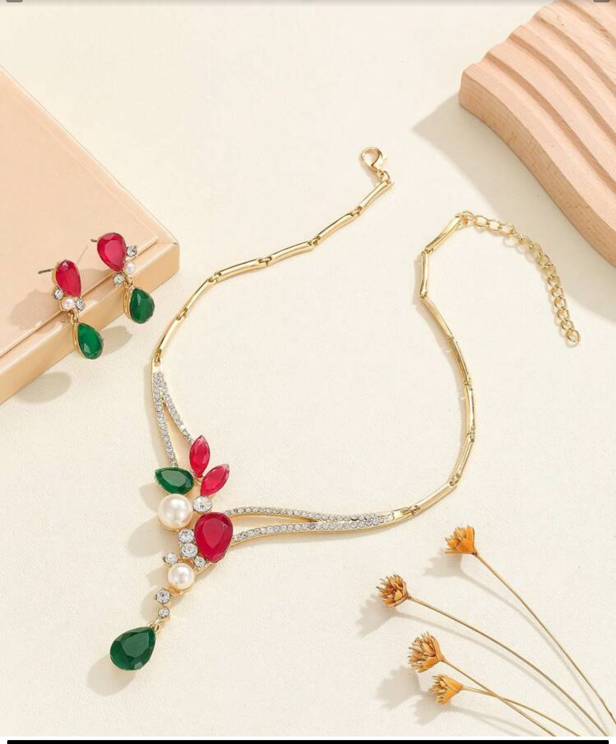 Water-Drop Necklace Set