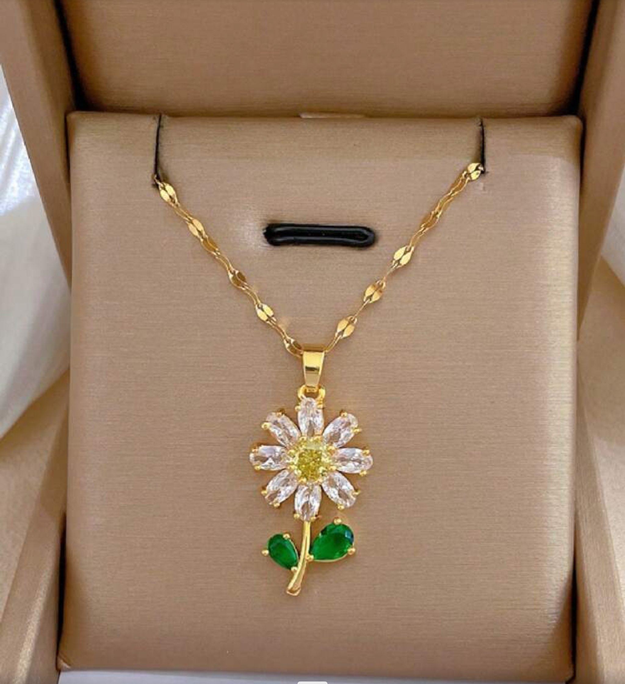 Sun Flower Neckless Set