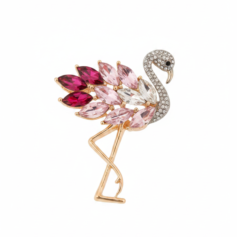 Flamingo Brooch
