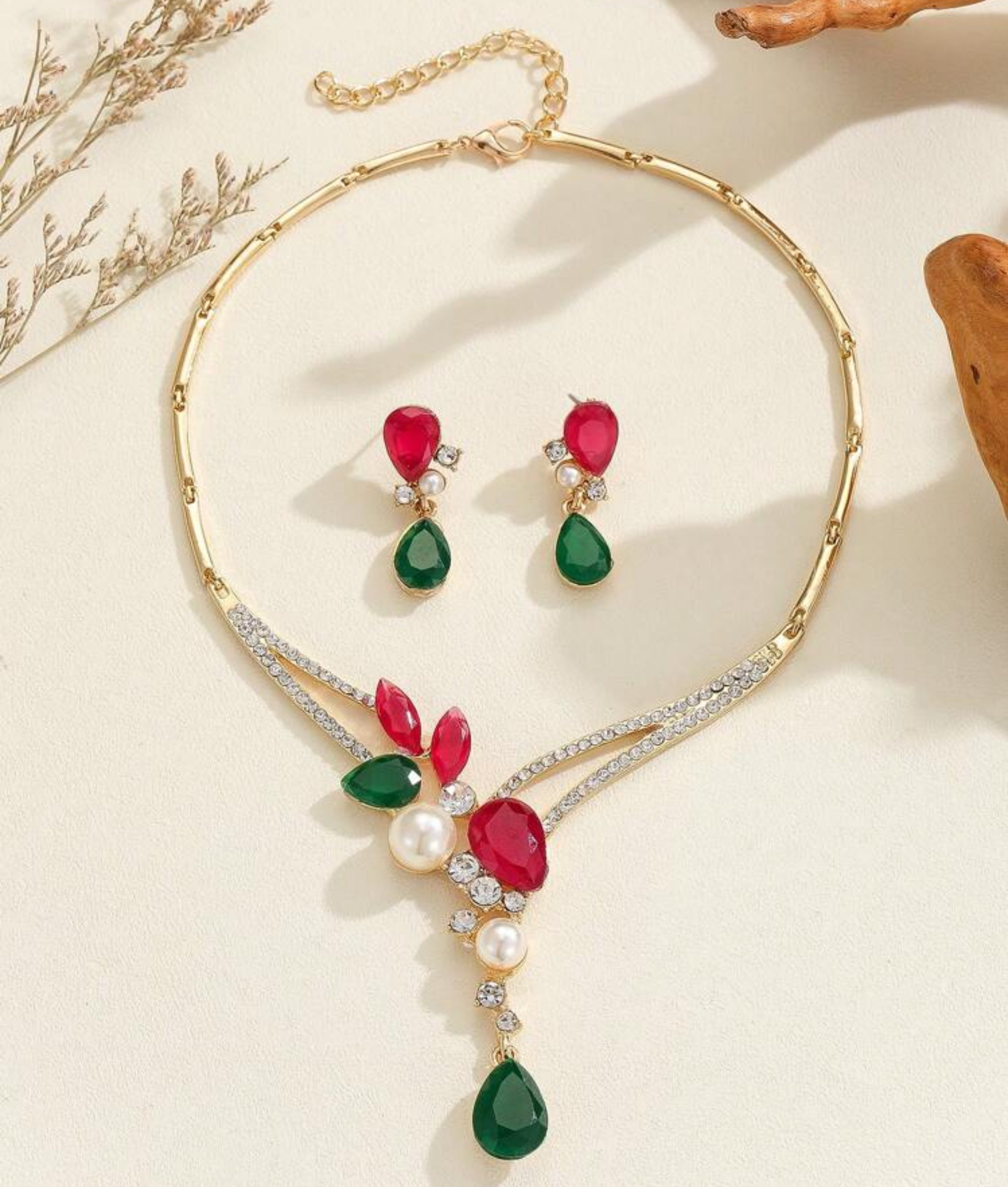 Water-Drop Necklace Set