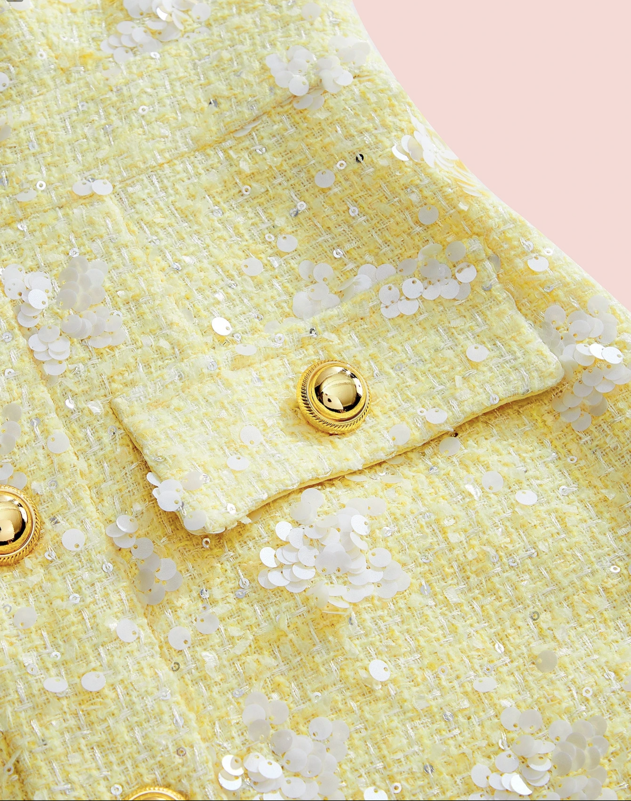 Sequin Tweed Dress