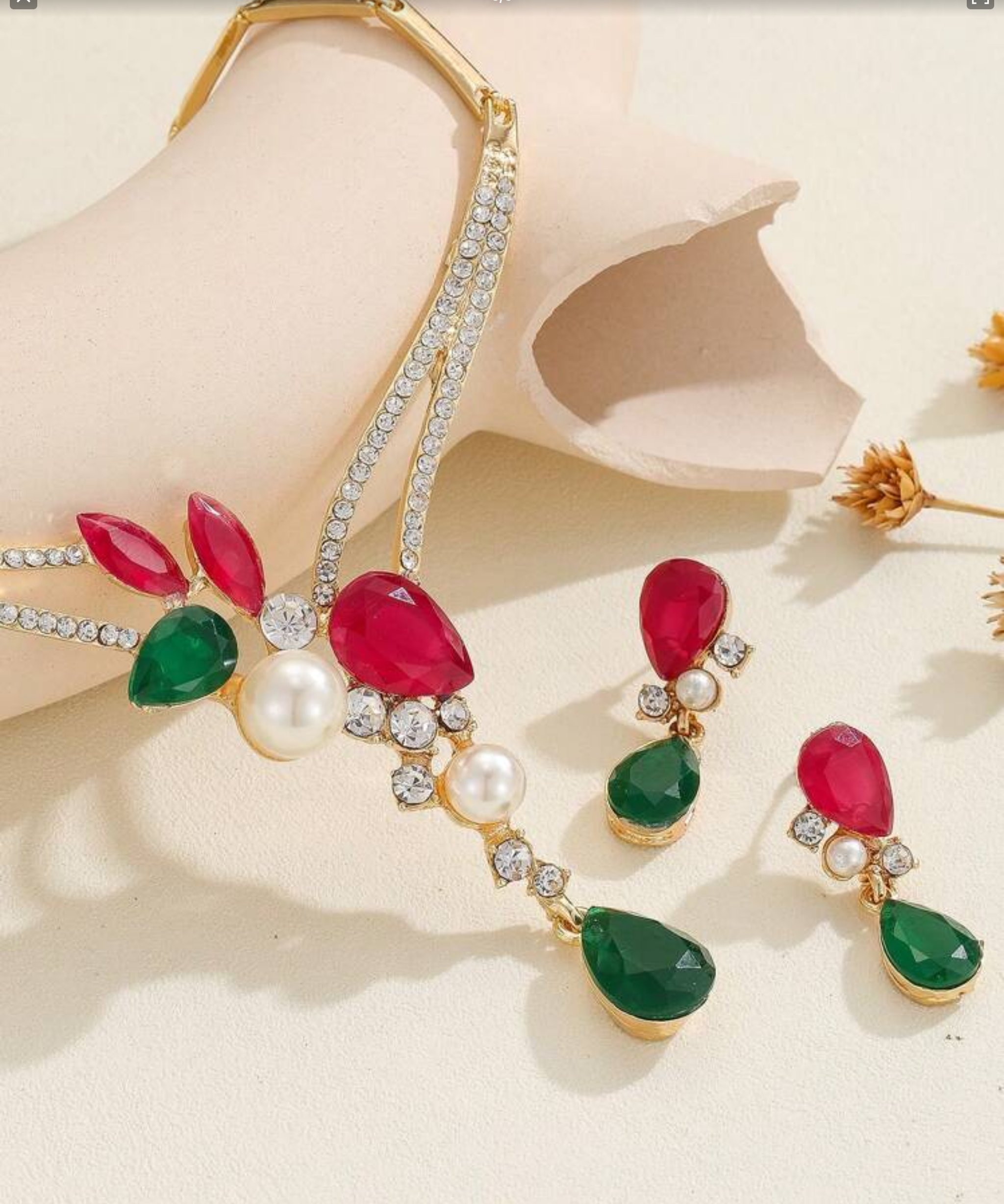 Water-Drop Necklace Set
