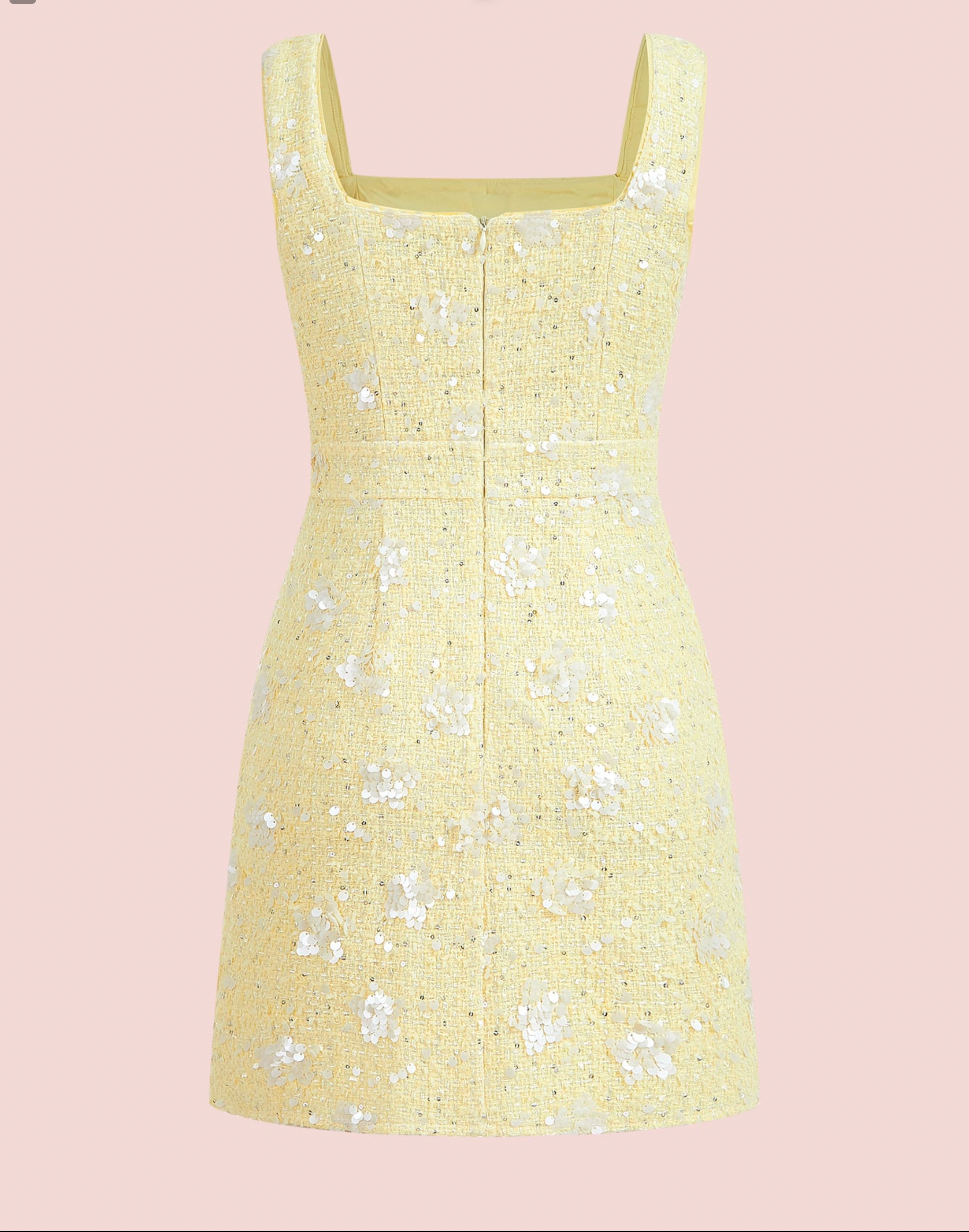 Sequin Tweed Dress