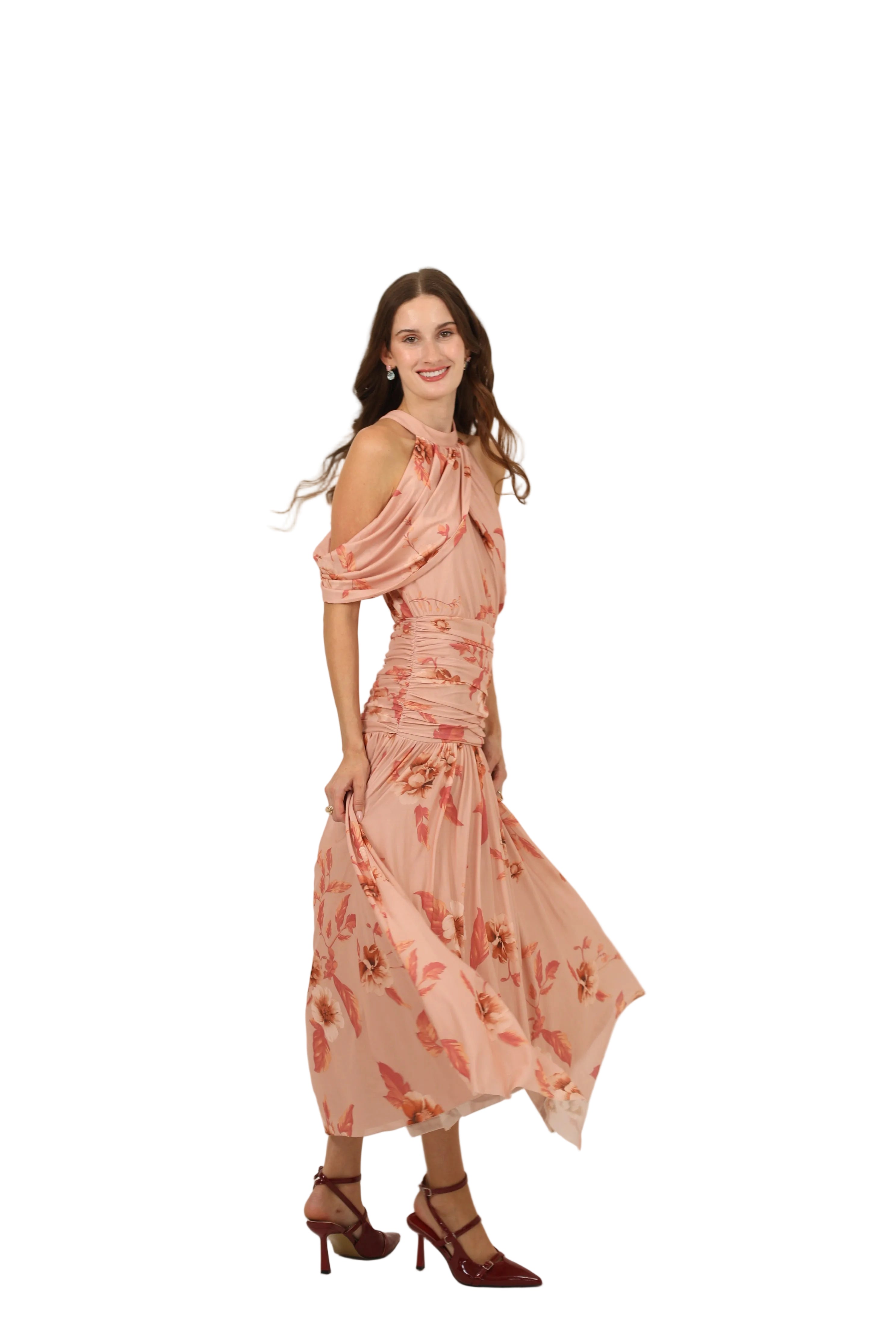 Pink Floral Dress