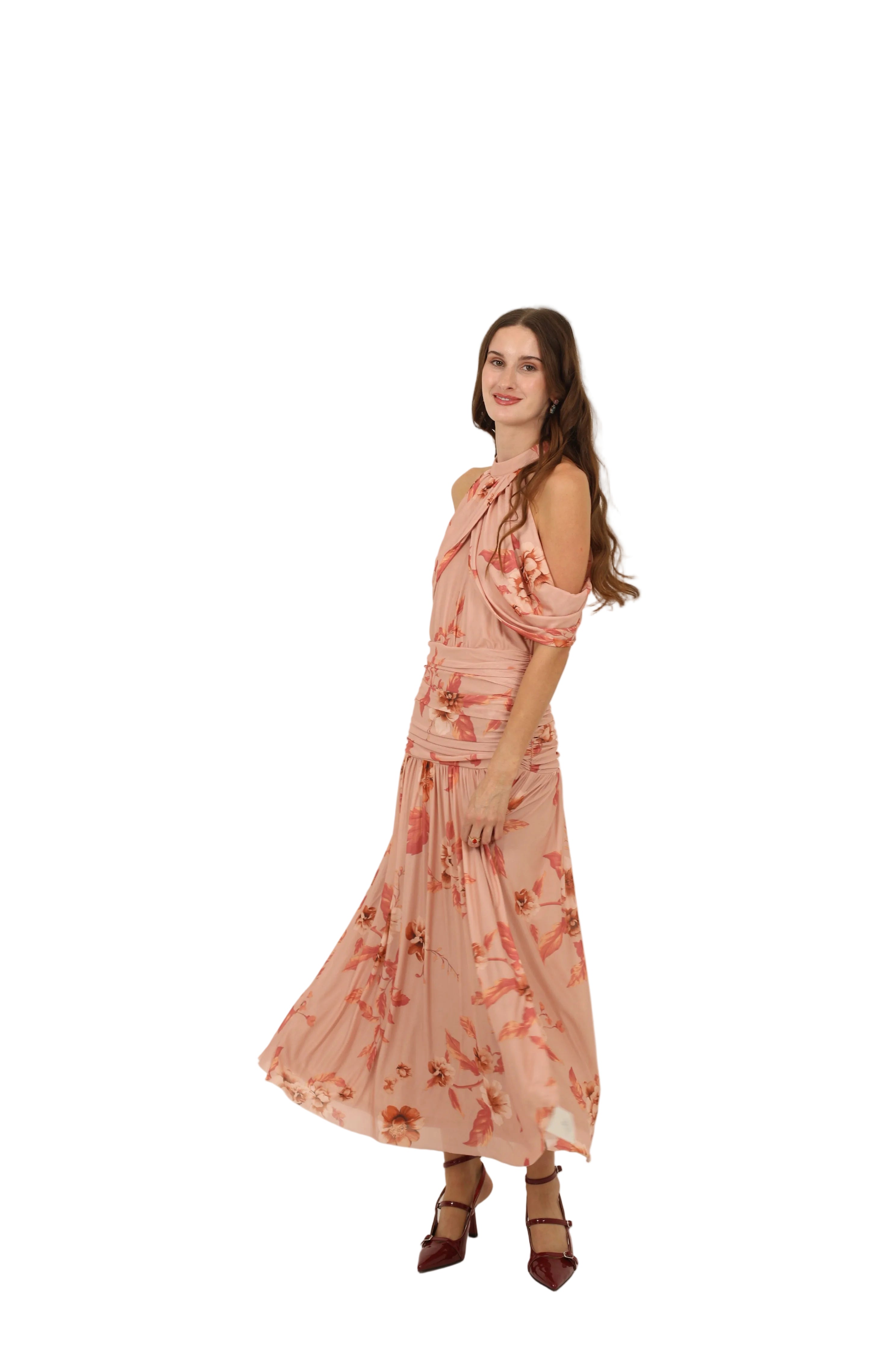 Pink Floral Dress