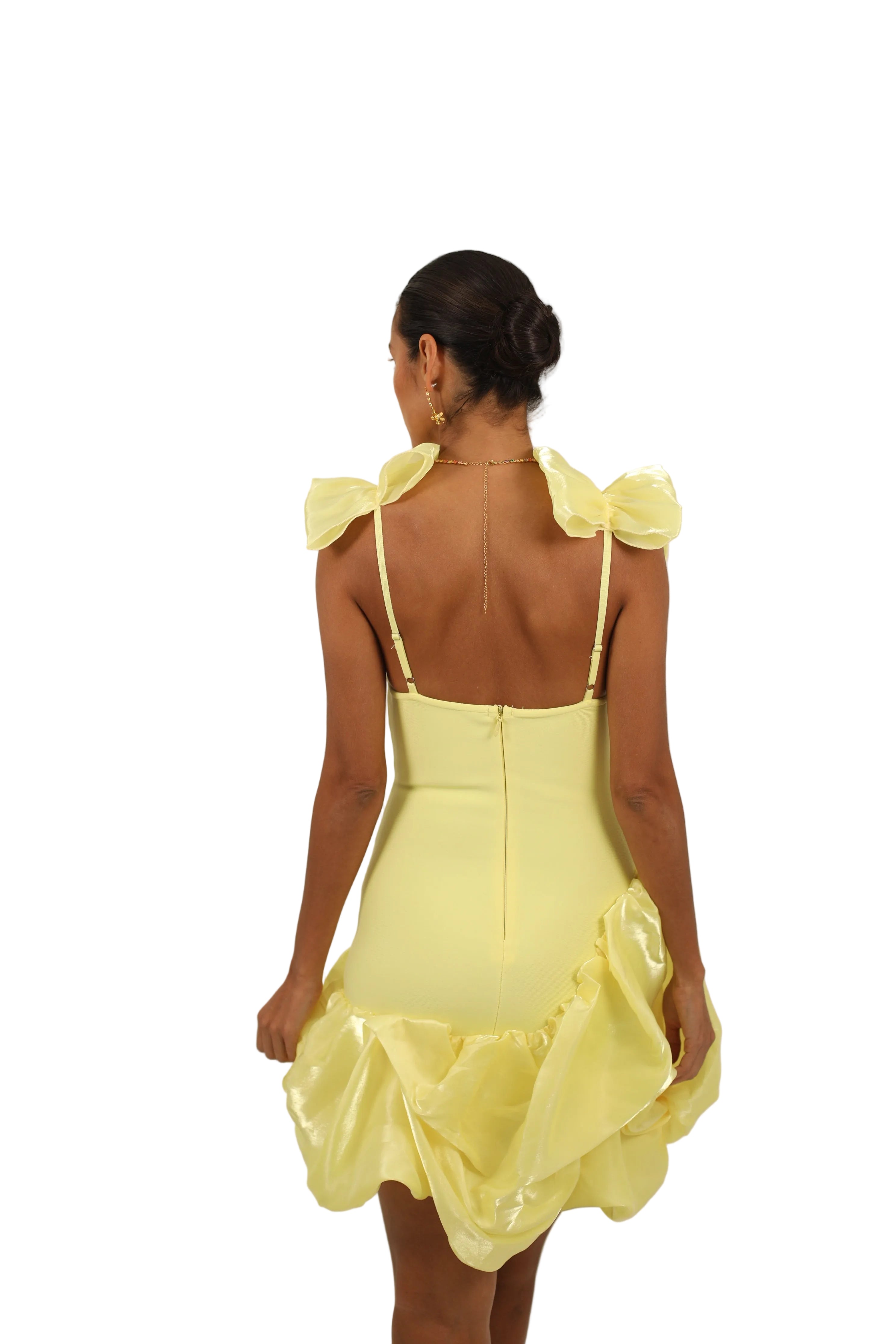 Bandage Ruffle Dress