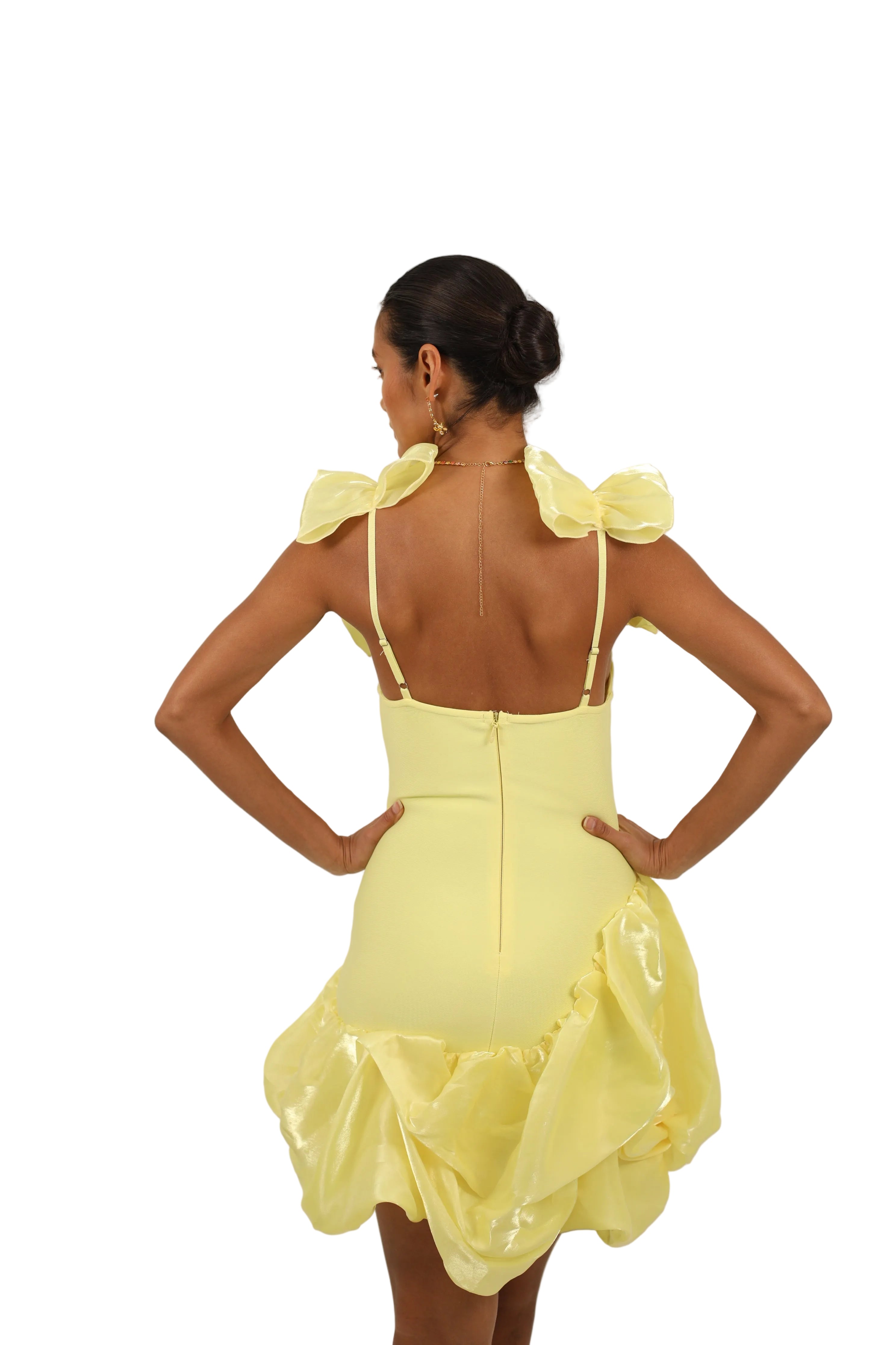 Bandage Ruffle Dress