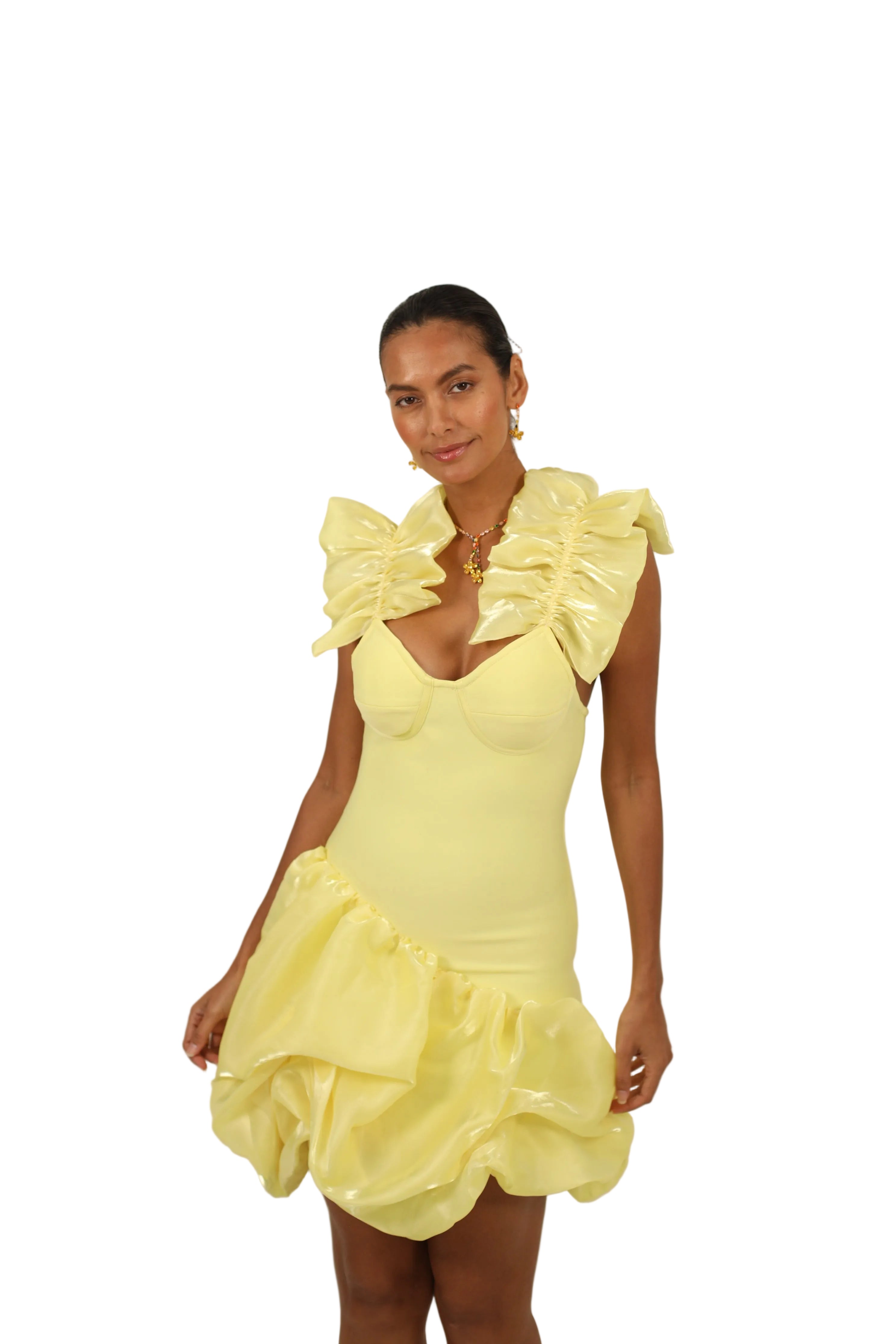 Bandage Ruffle Dress
