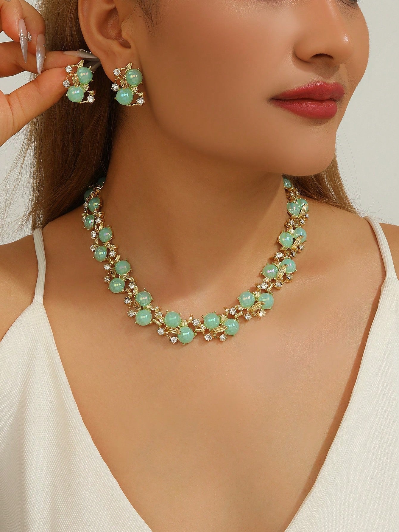 Pearl Necklace Set