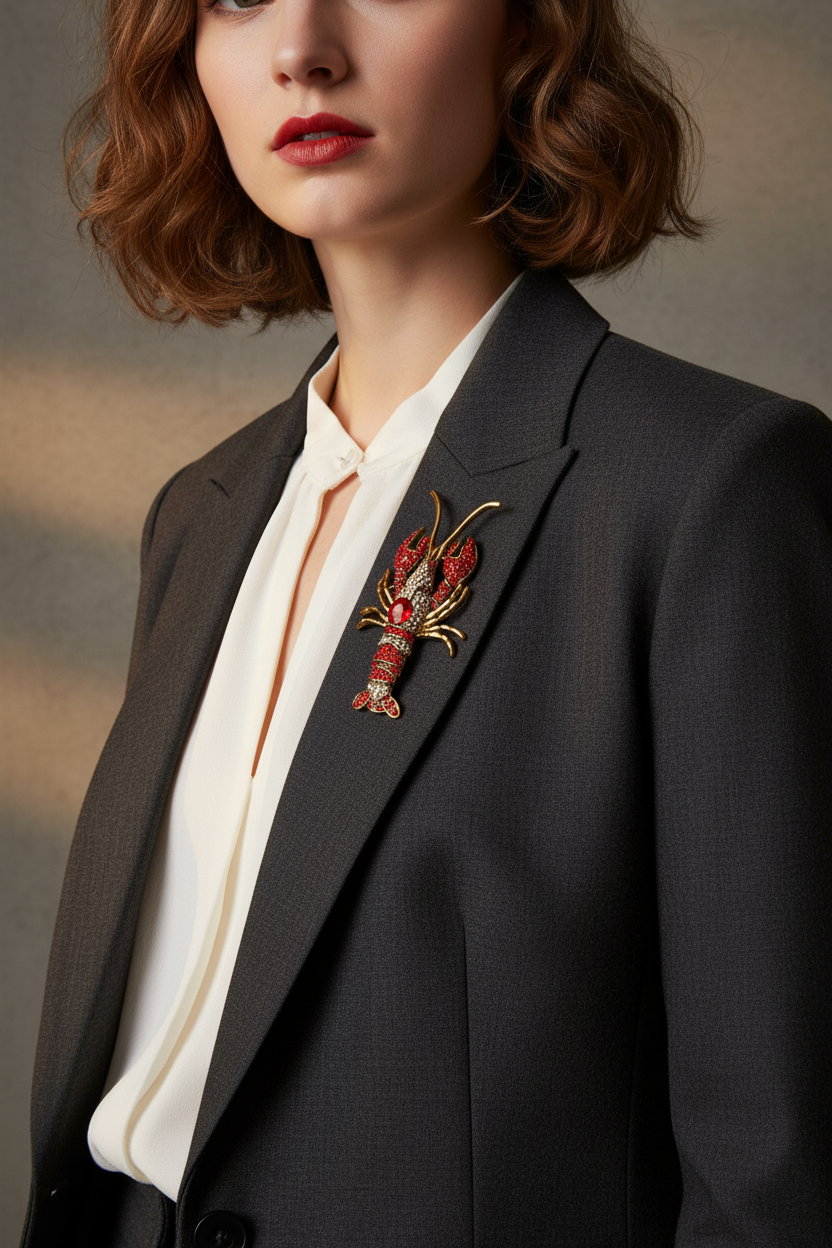 Lobster Brooch