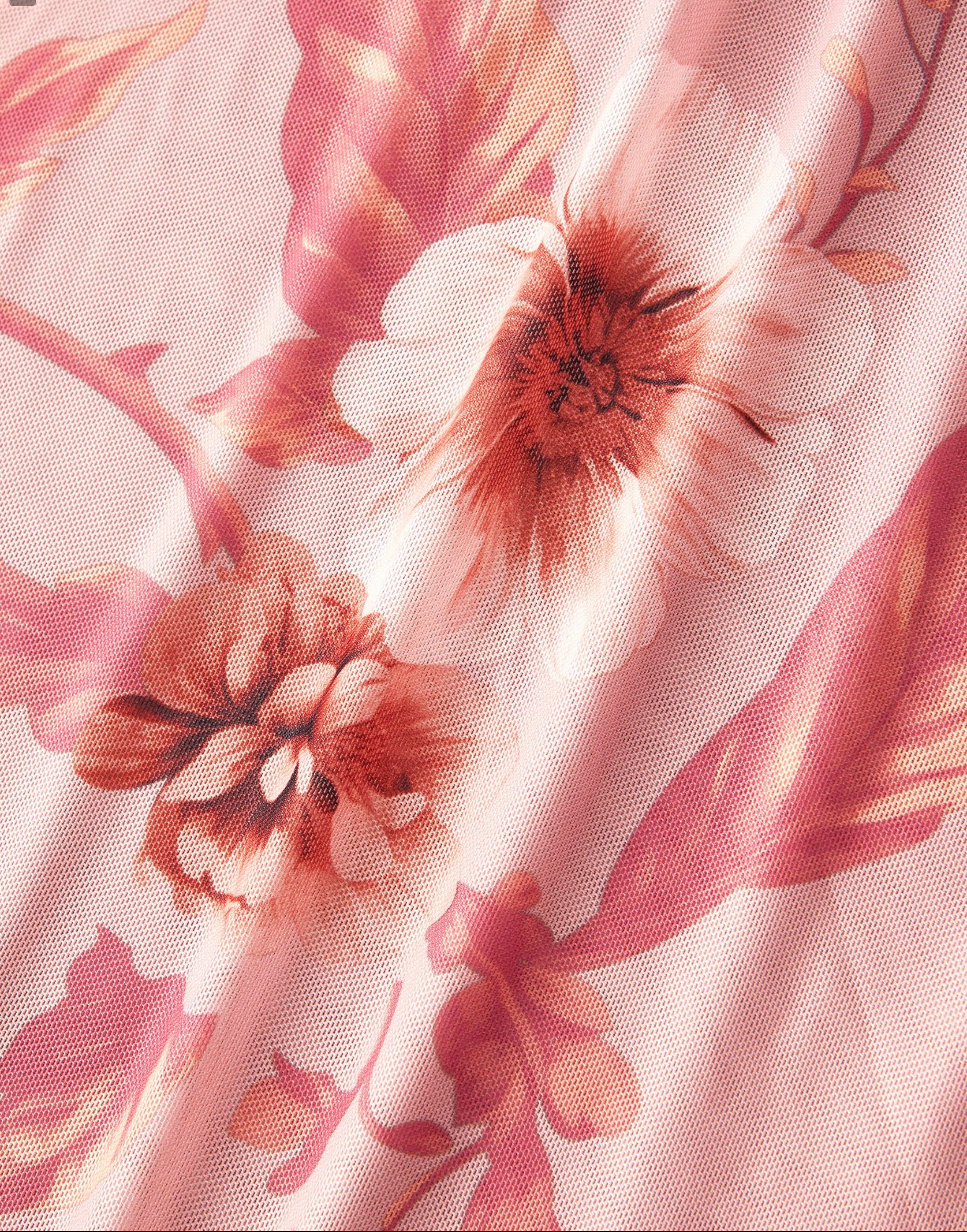 Pink Floral Dress