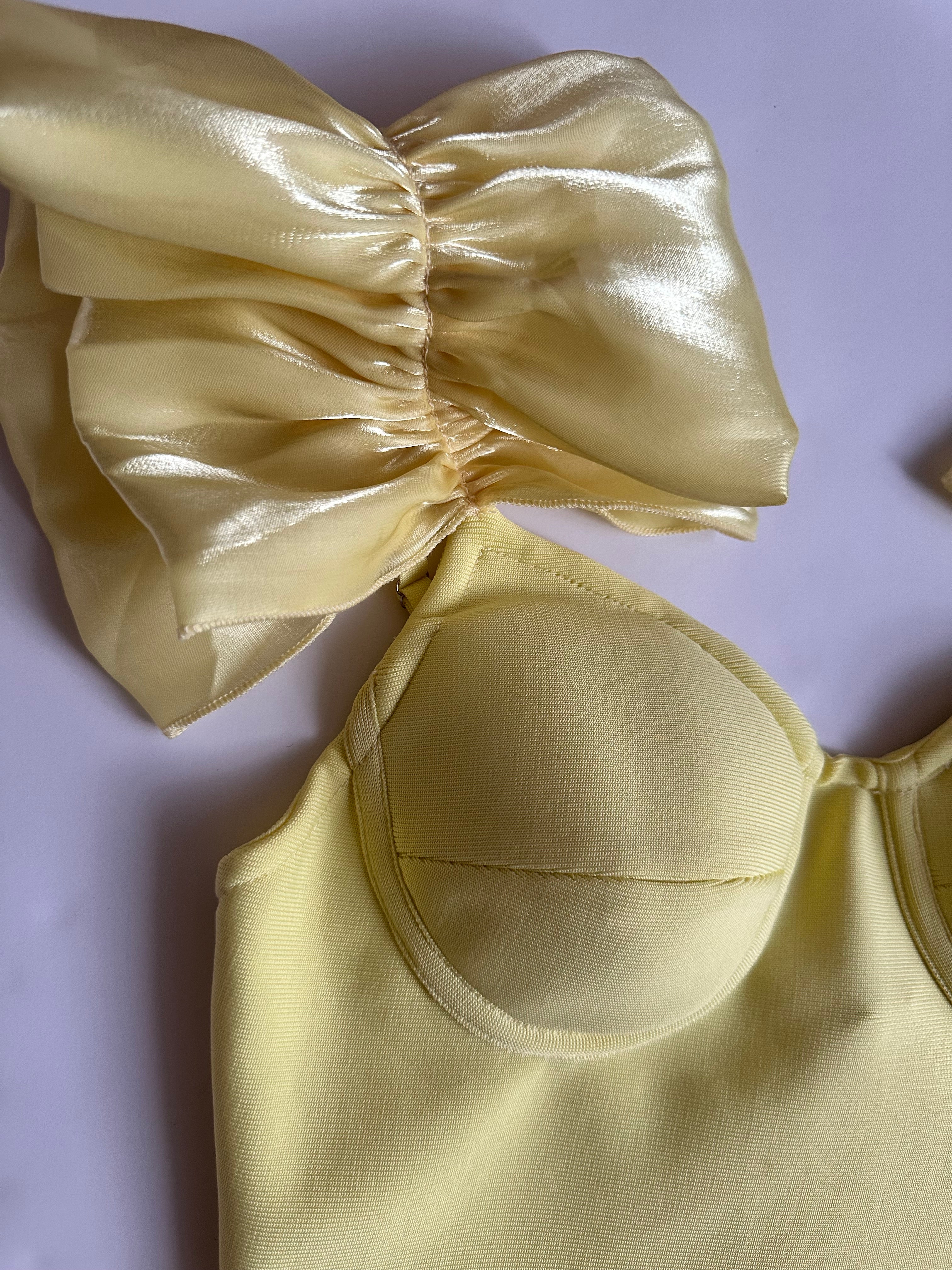Bandage Ruffle Dress