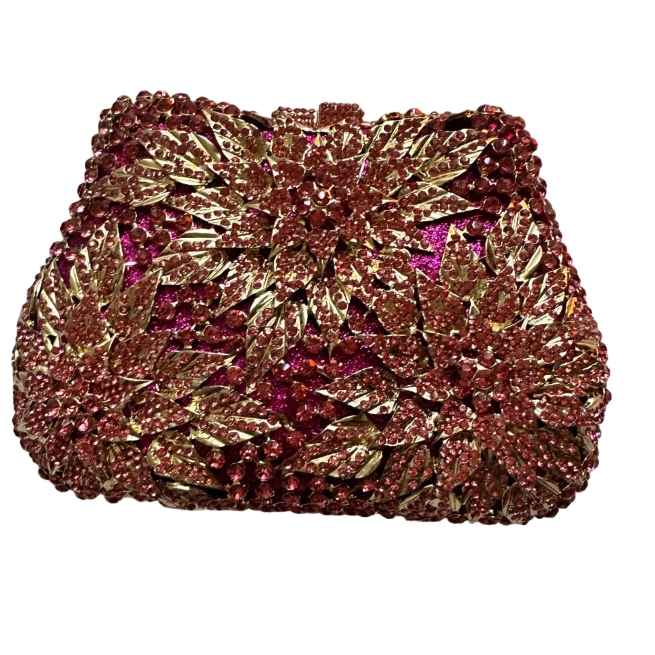 Floral Crystal Clutch