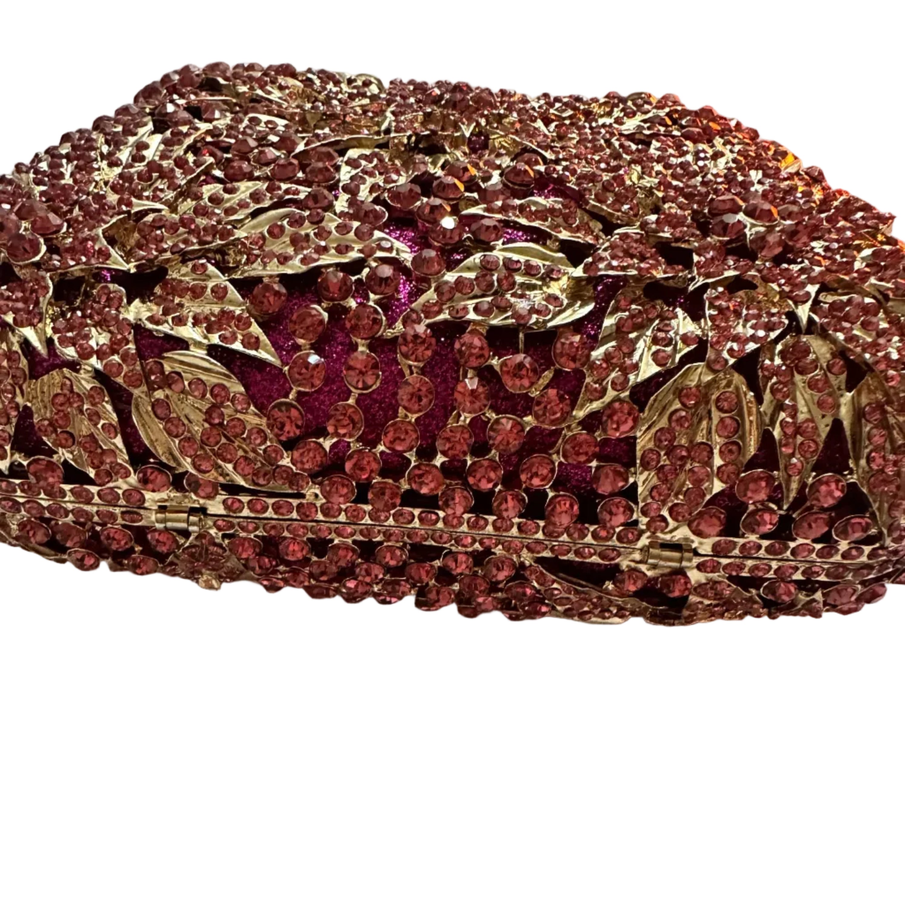 Floral Crystal Clutch