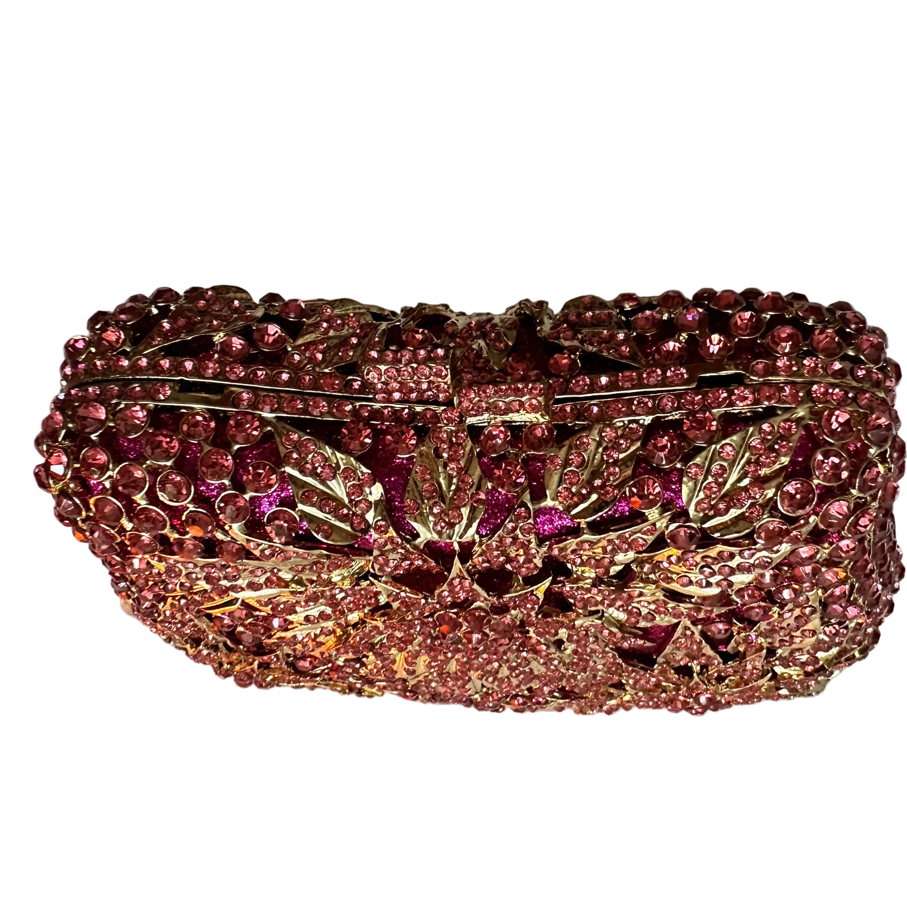 Floral Crystal Clutch