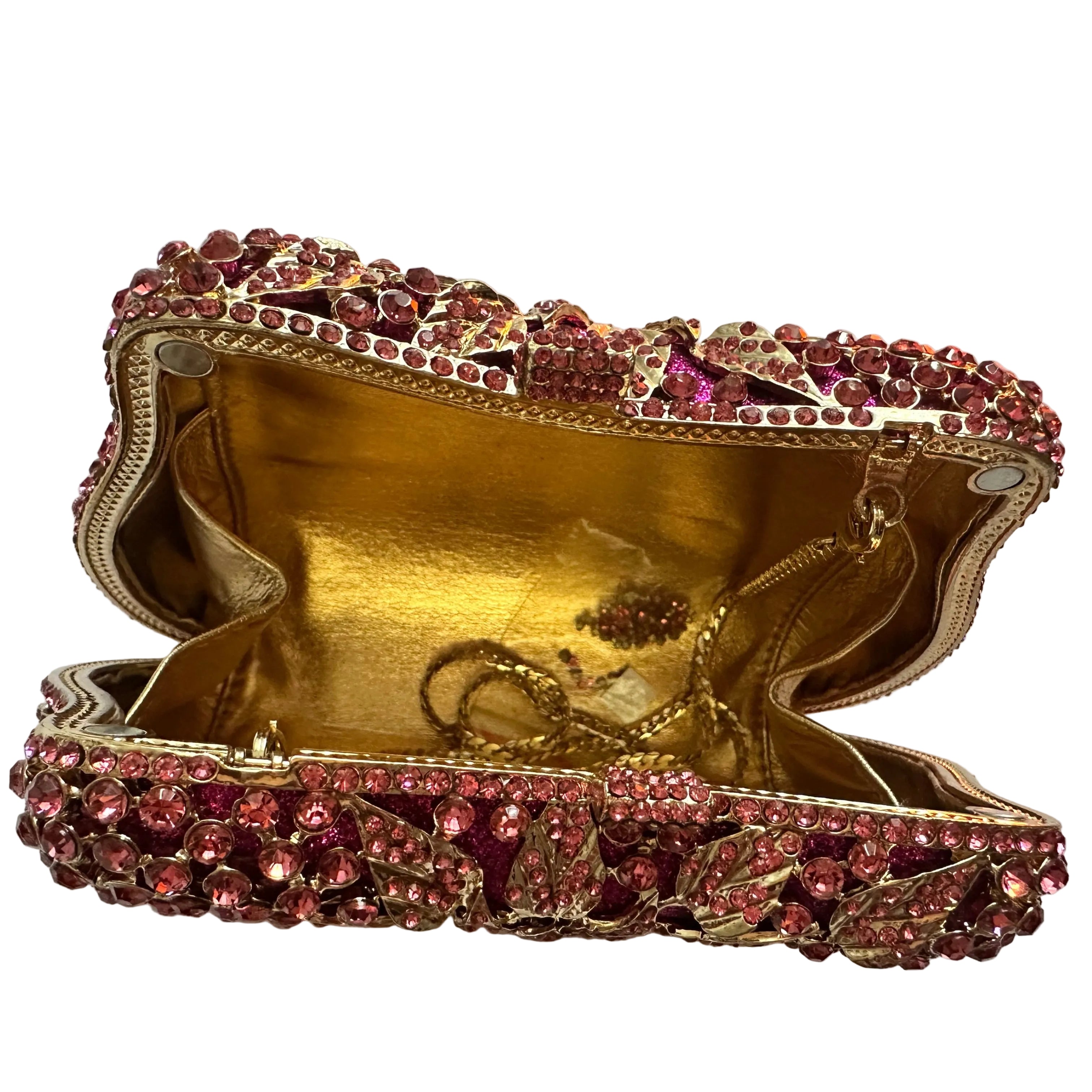 Floral Crystal Clutch