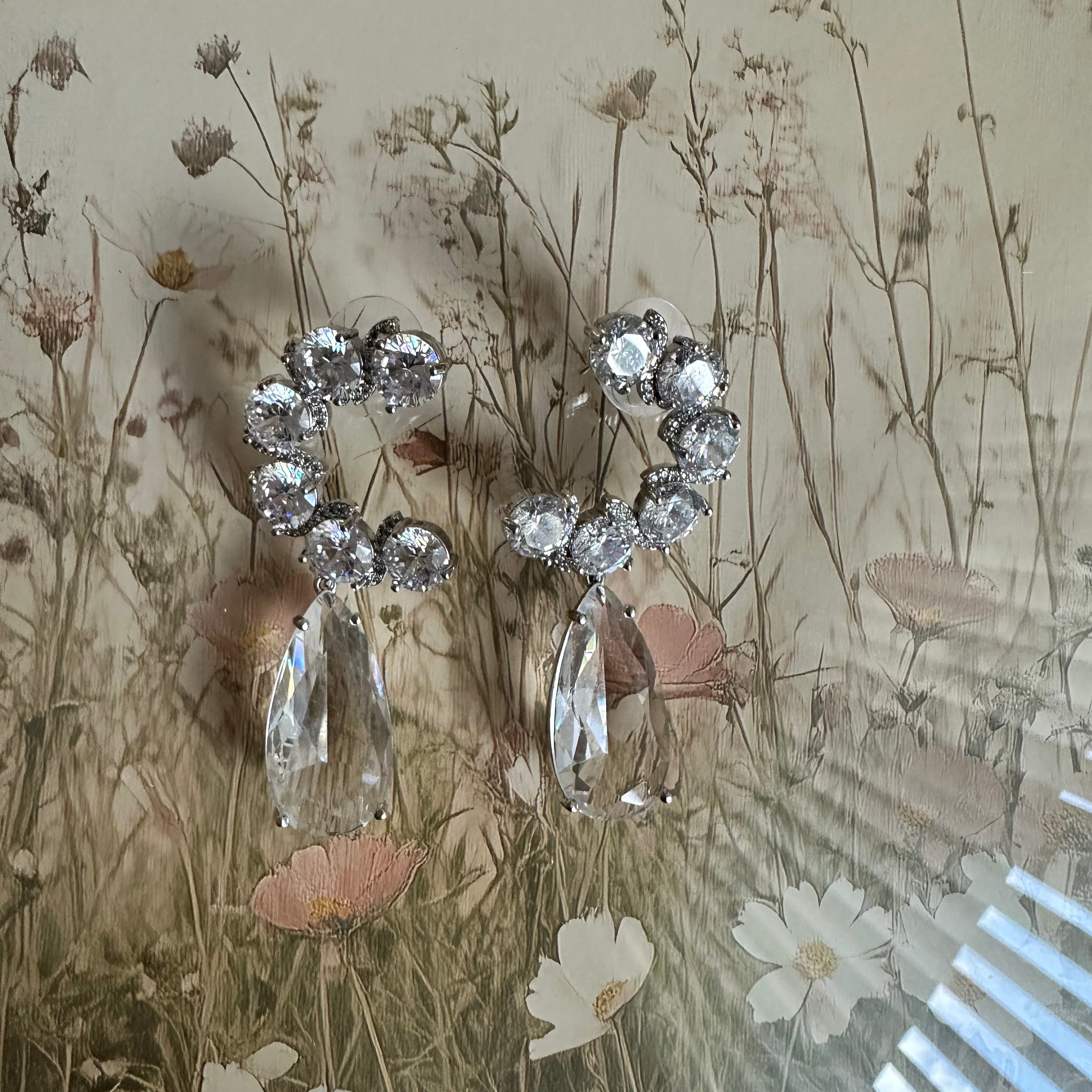 Crystal Drop Earring