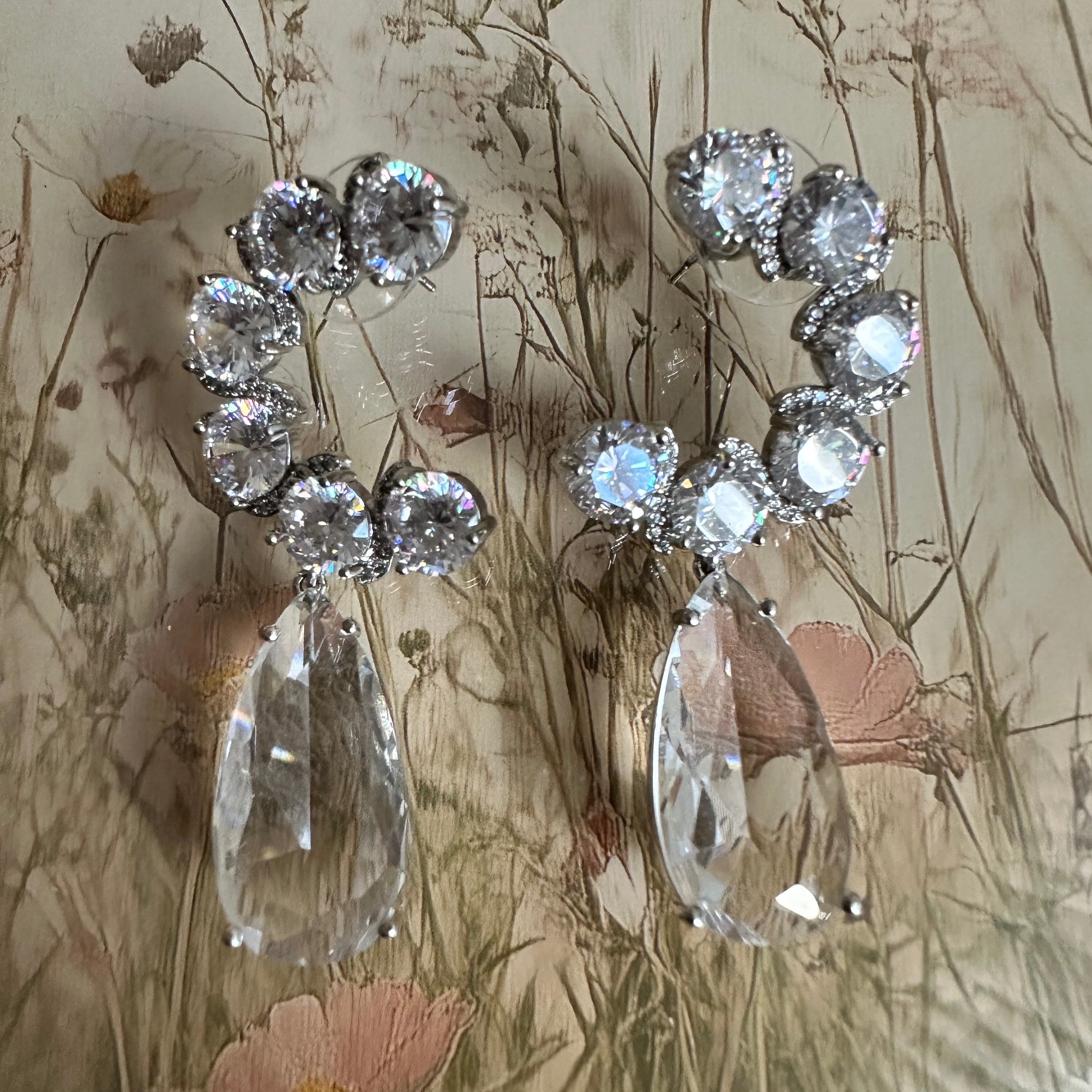 Crystal Drop Earring