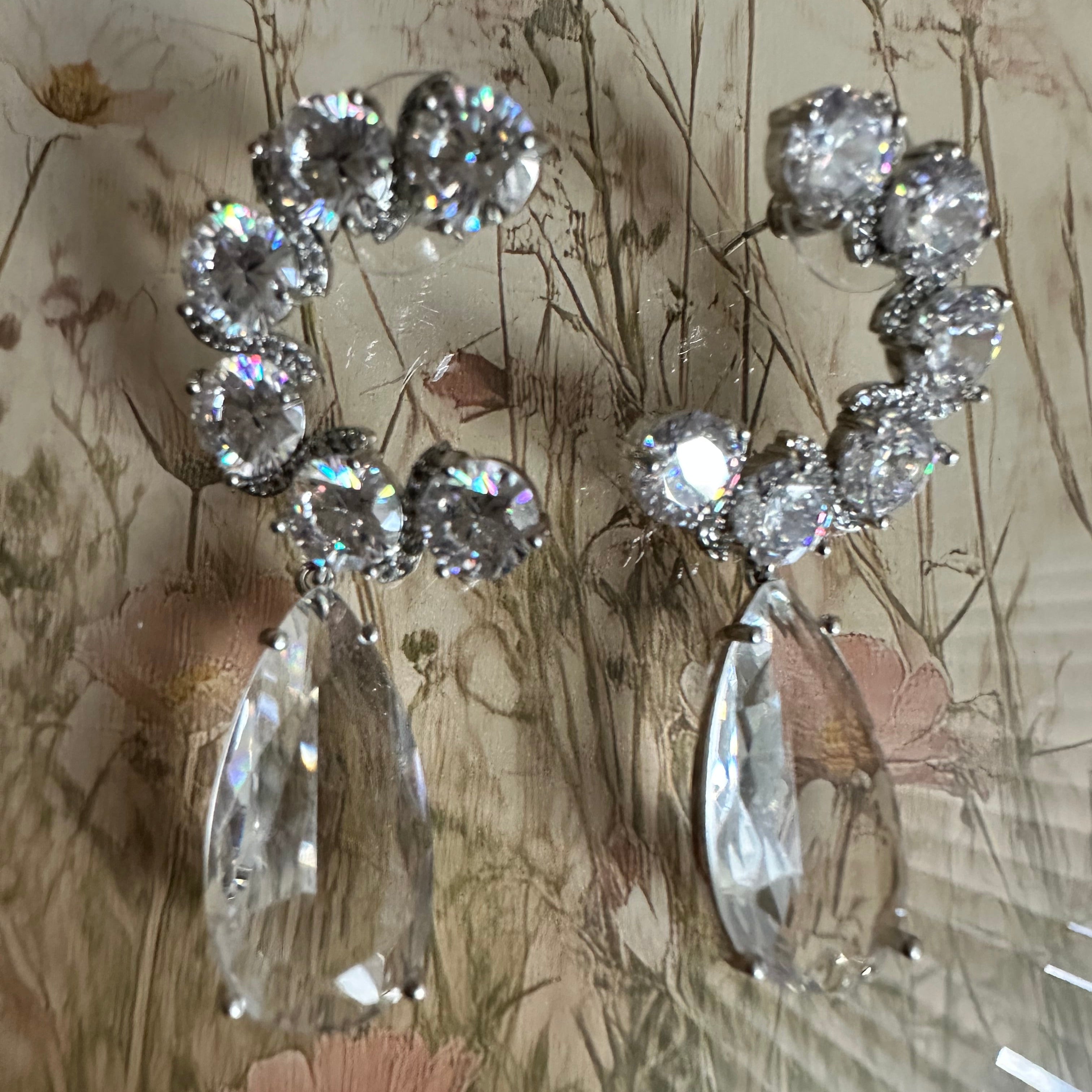 Crystal Drop Earring