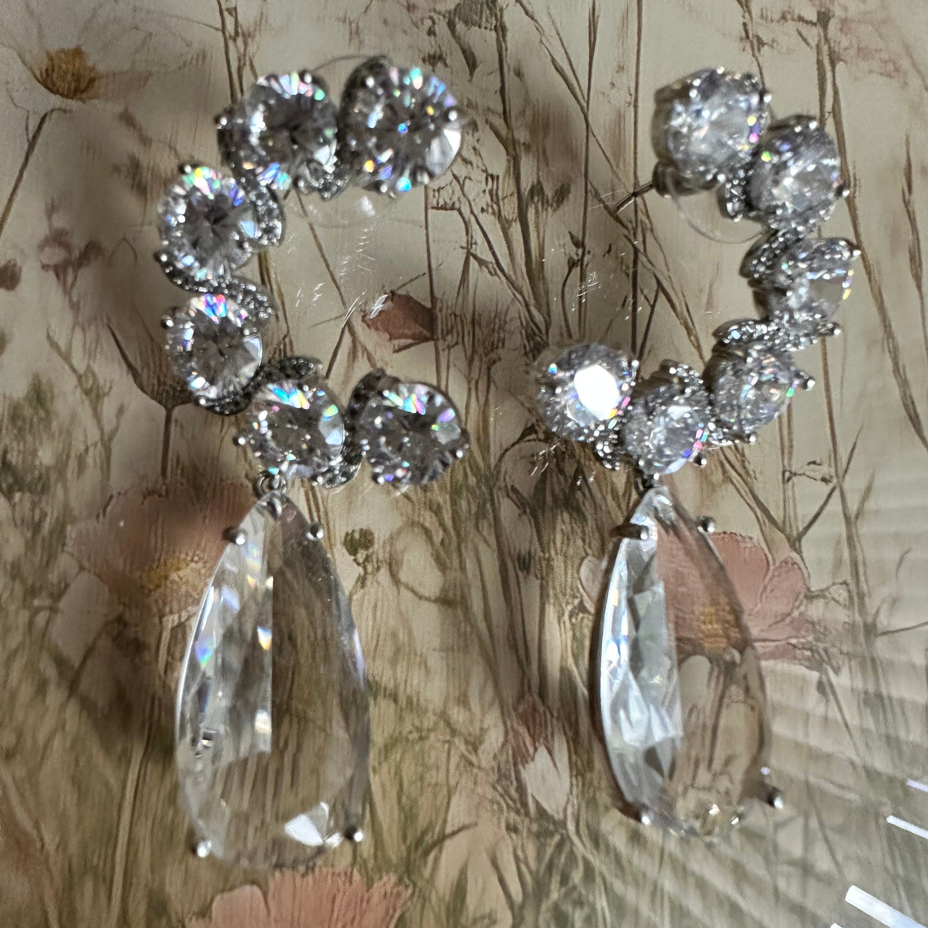 Crystal Drop Earring