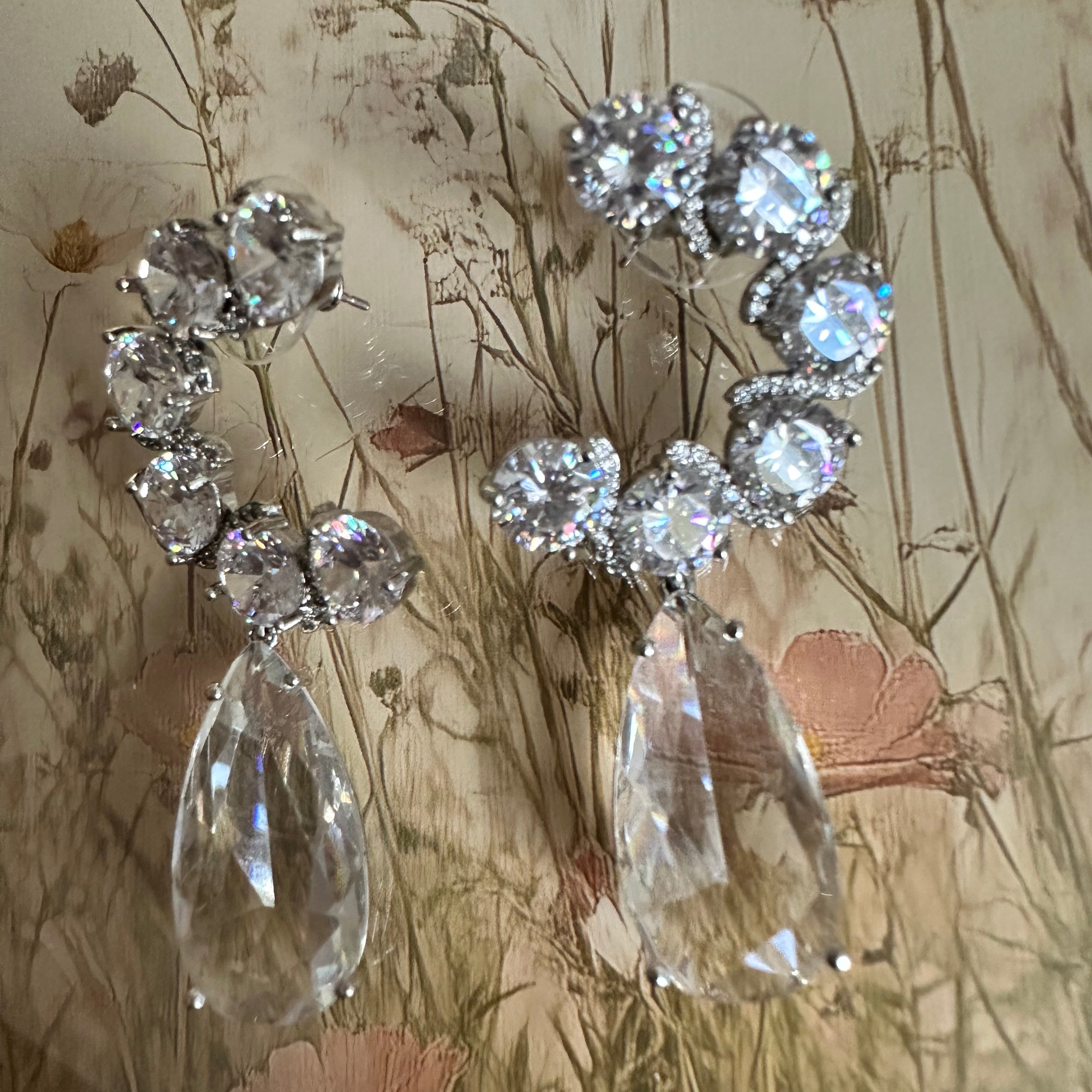 Crystal Drop Earring