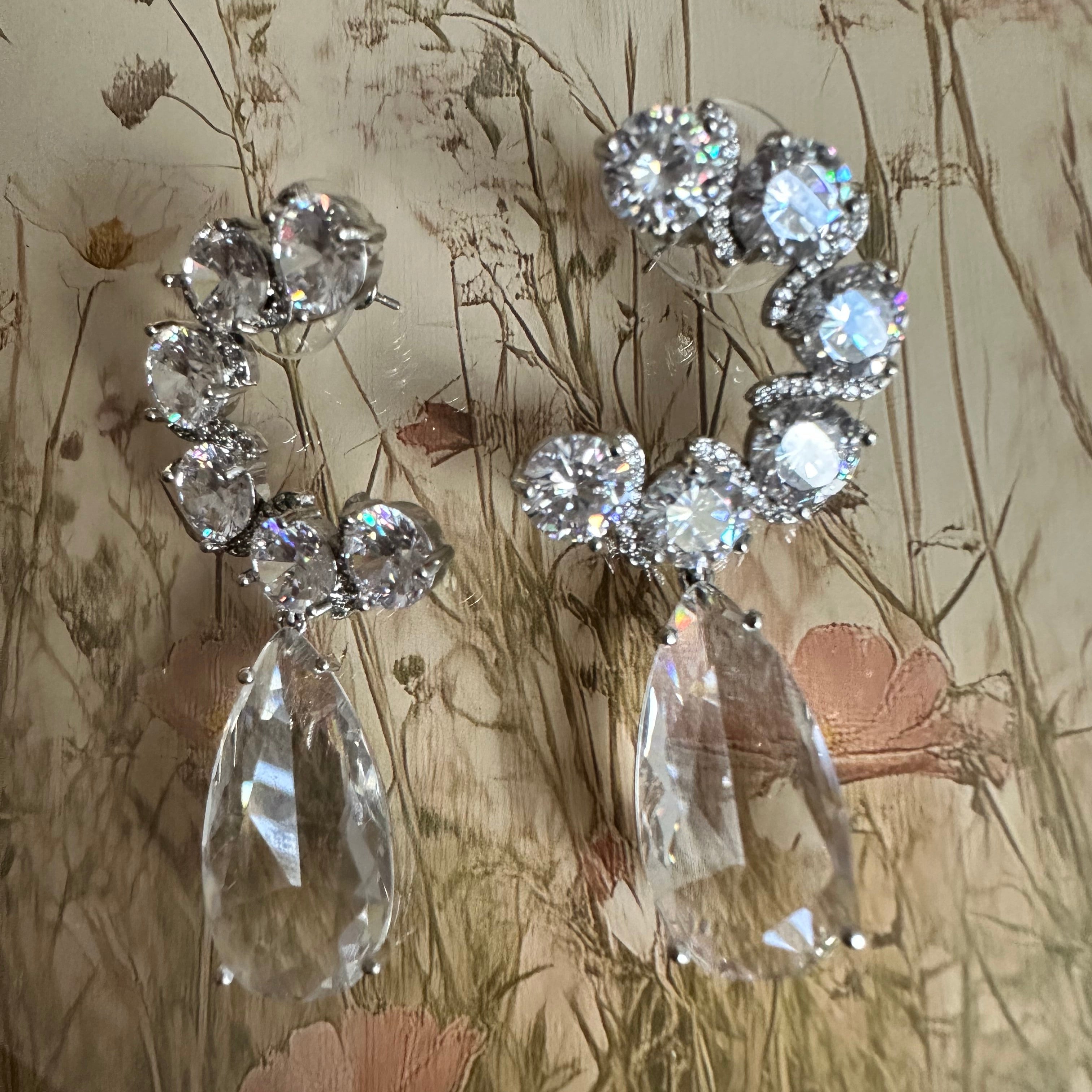 Crystal Drop Earring