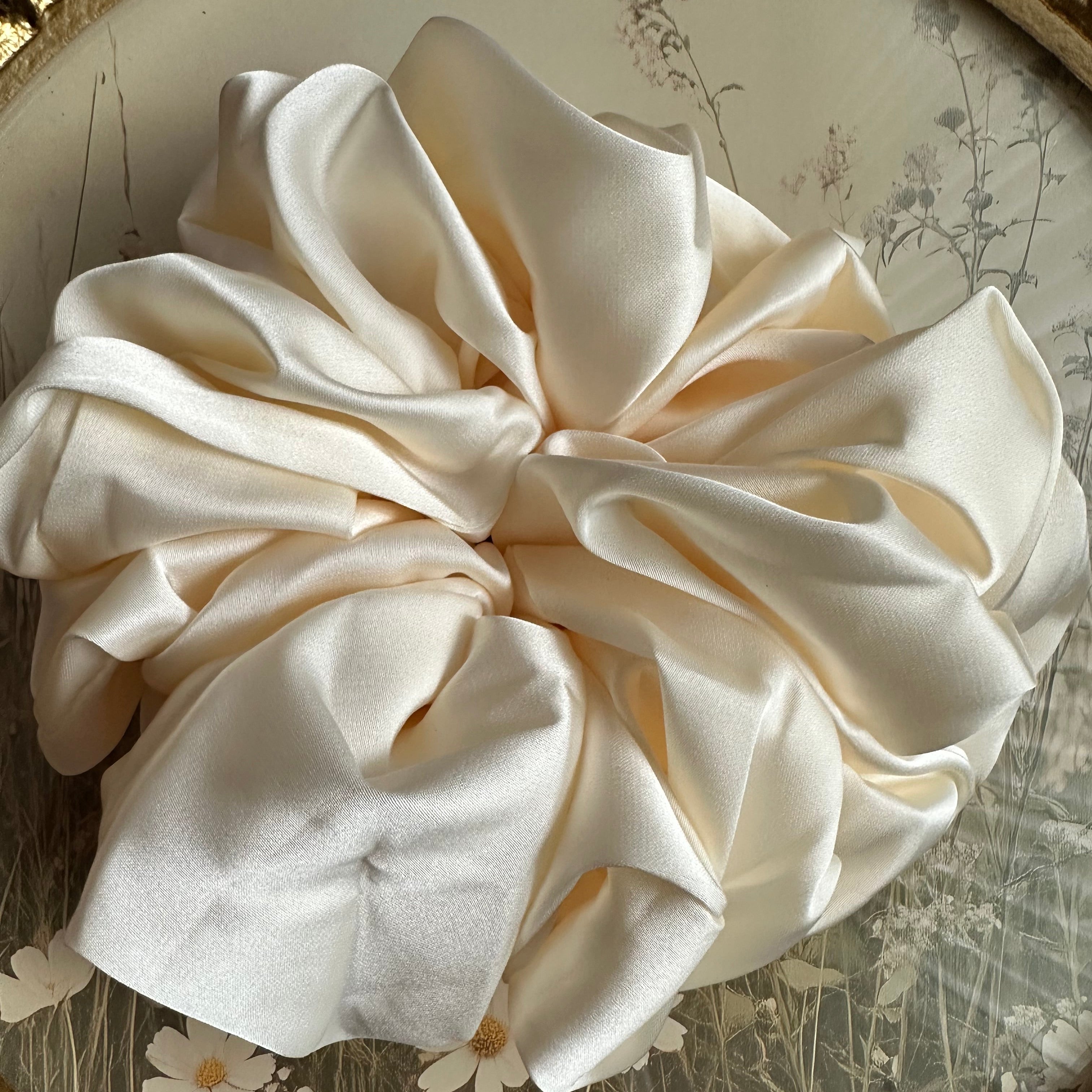 Faux Silk Scrunchies