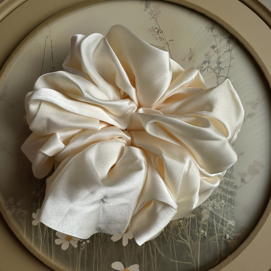 Faux Silk Scrunchies