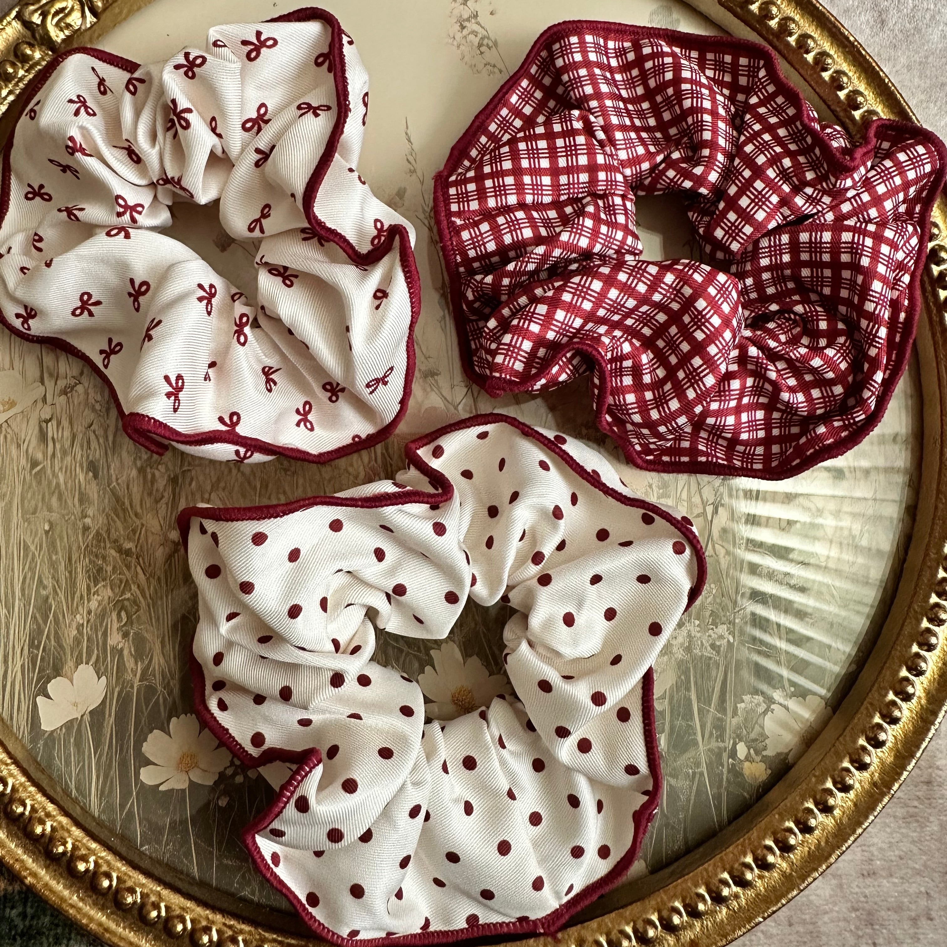 Floral Scrunchie Set