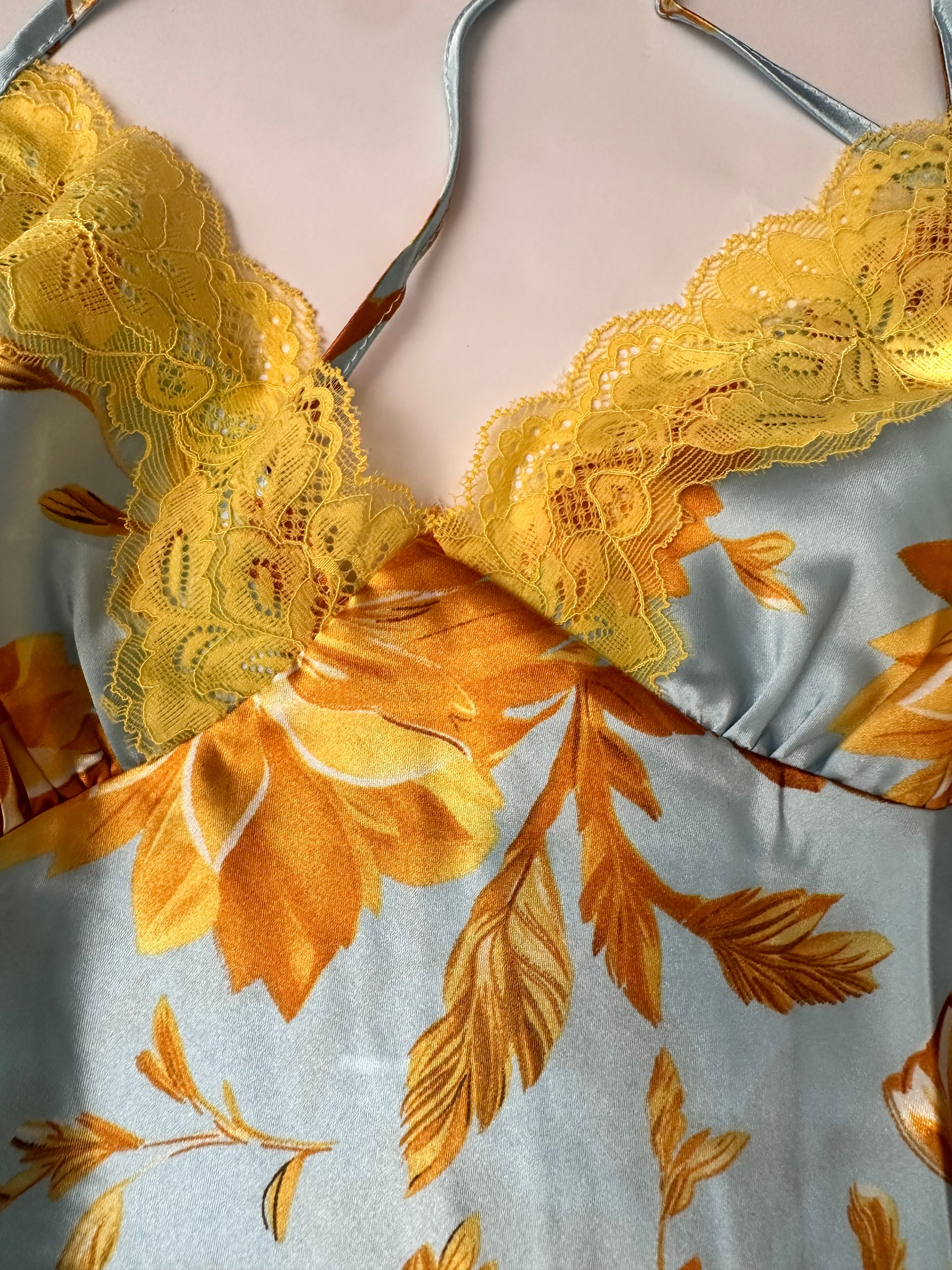 Floral Pajama Robe Set