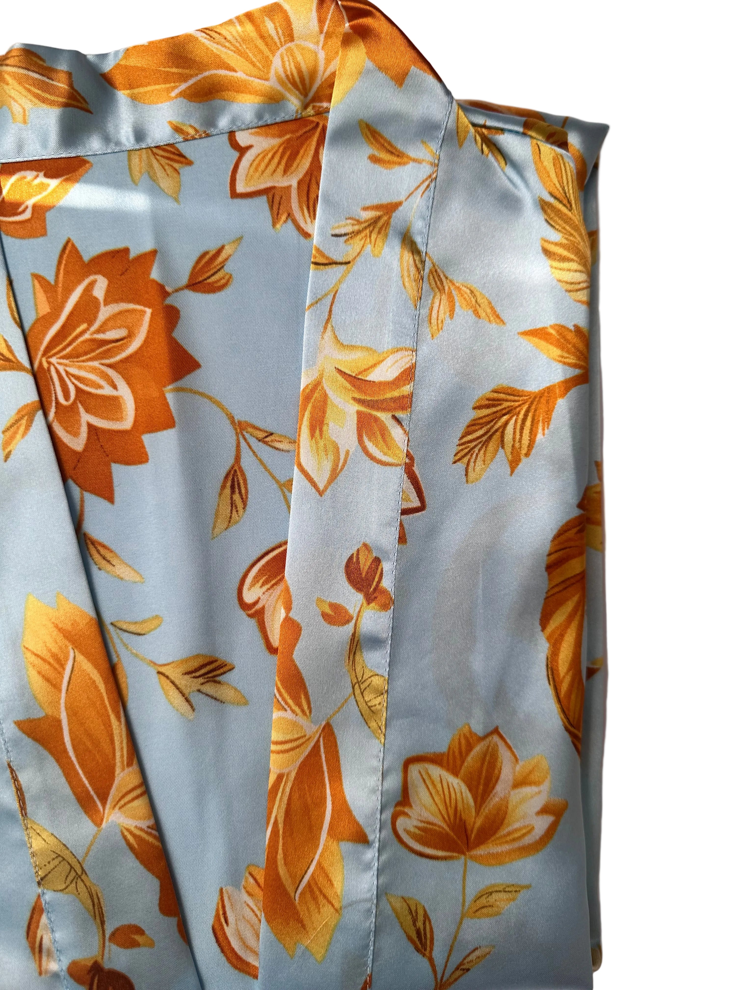 Floral Pajama Robe Set