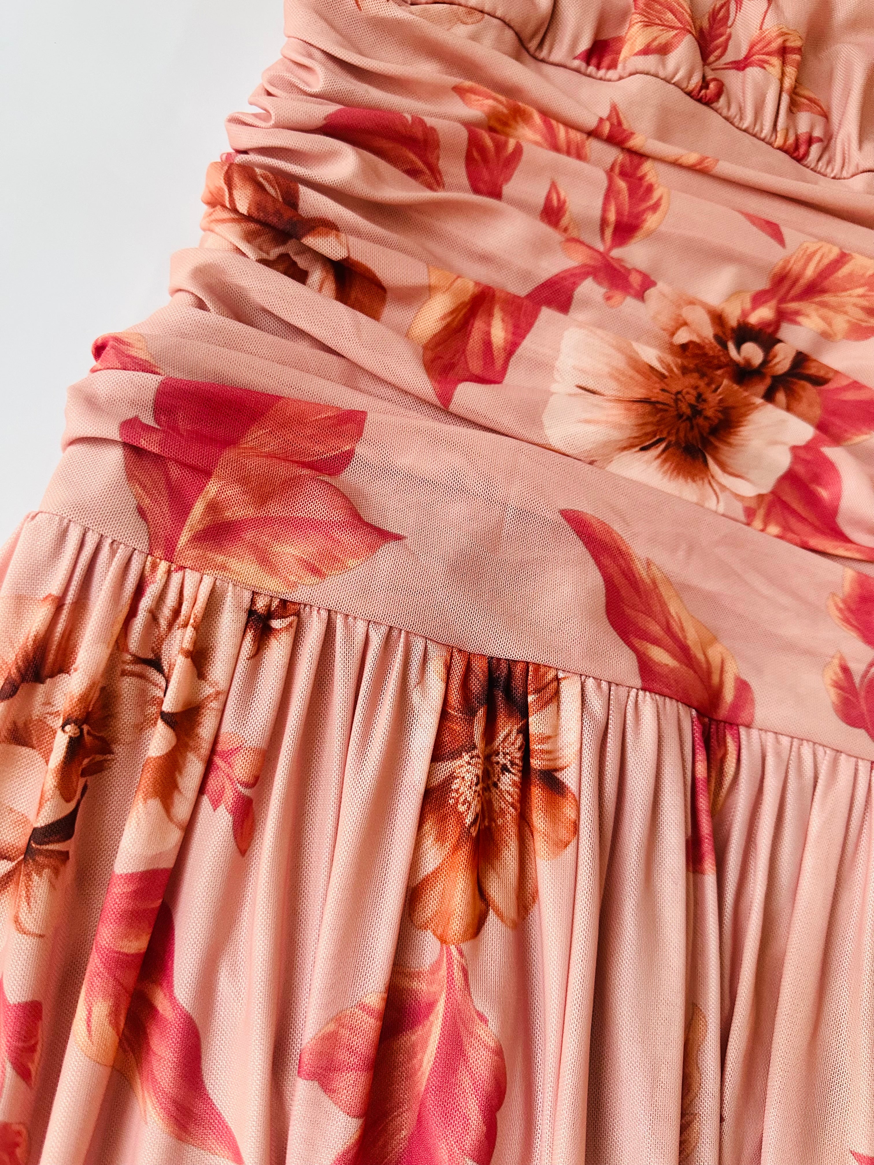Pink Floral Dress