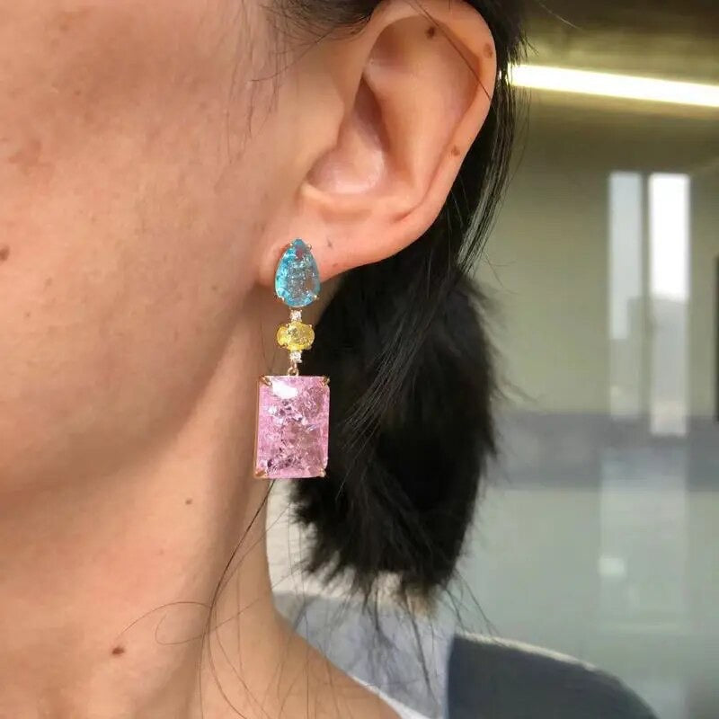 Crystal Drop Earring
