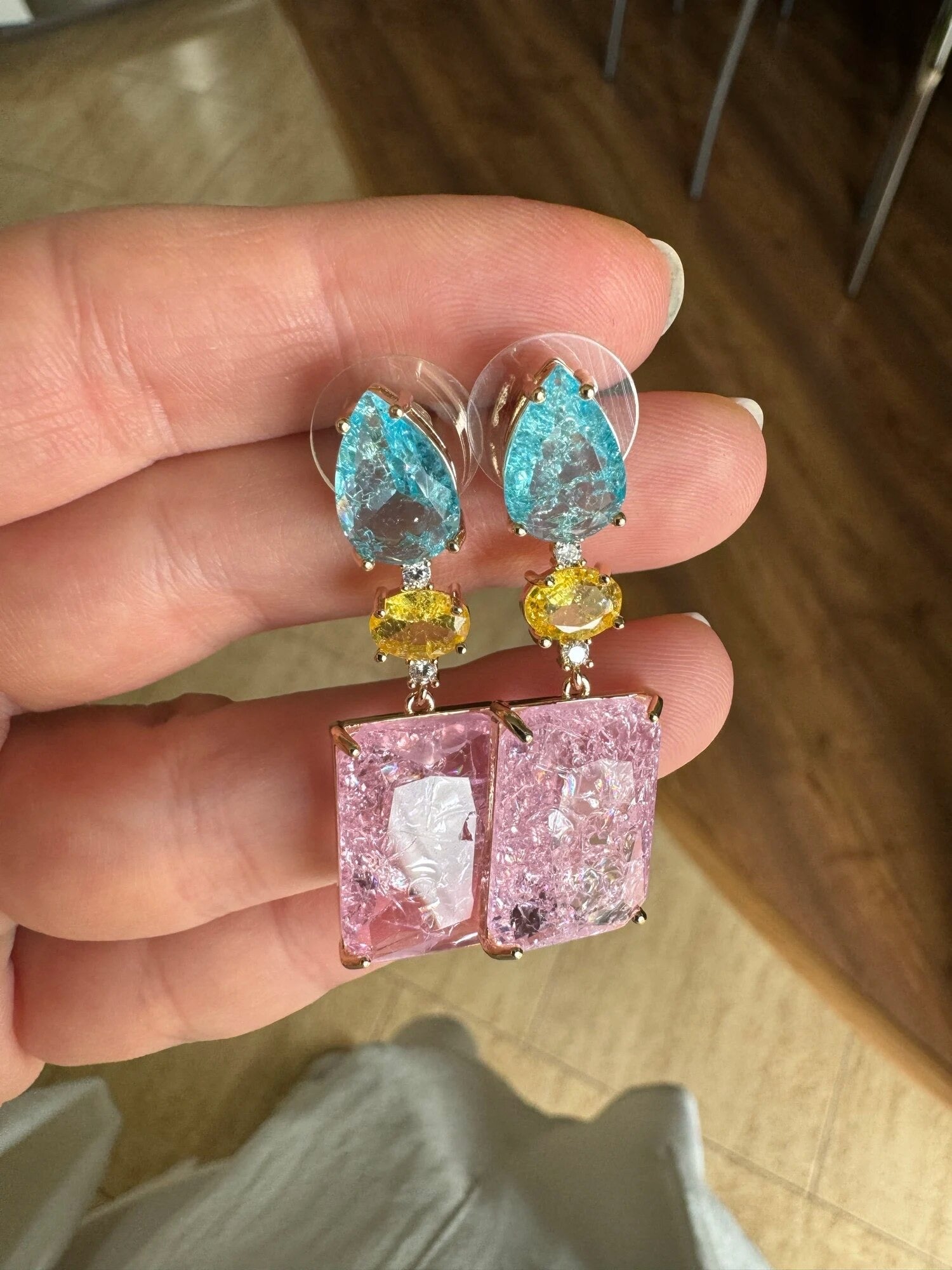 Crystal Drop Earring