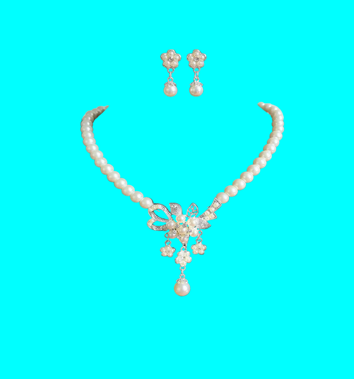 Pearl Necklace Set