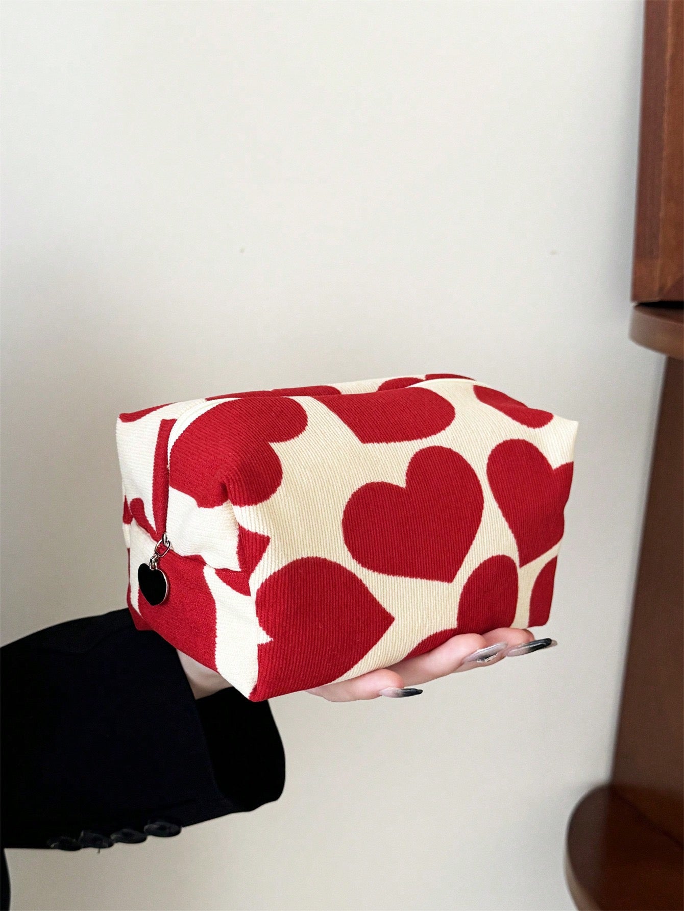 Heart Cosmetic Bag Set