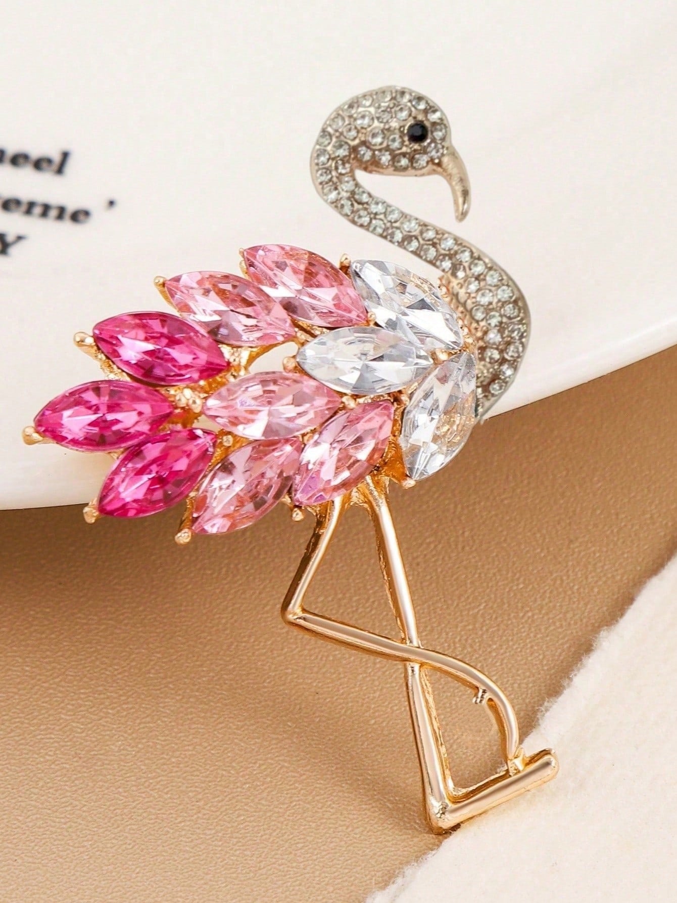 Flamingo Brooch