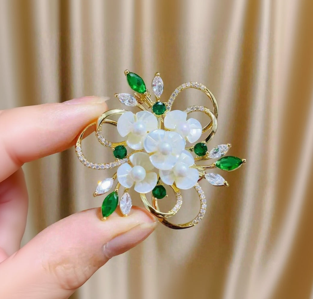 Flower Brooch Pin