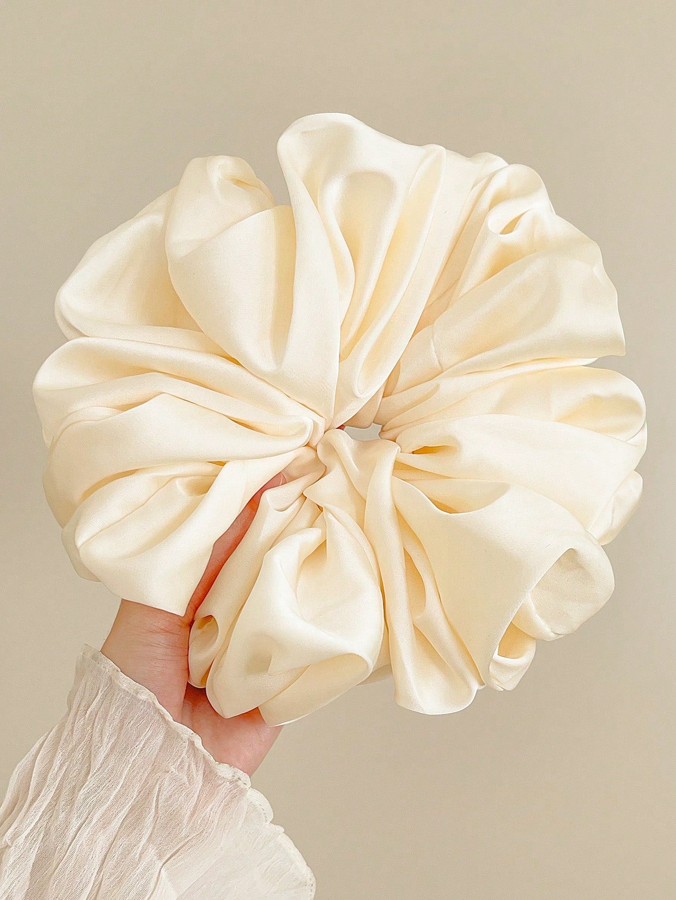 Faux Silk Scrunchies