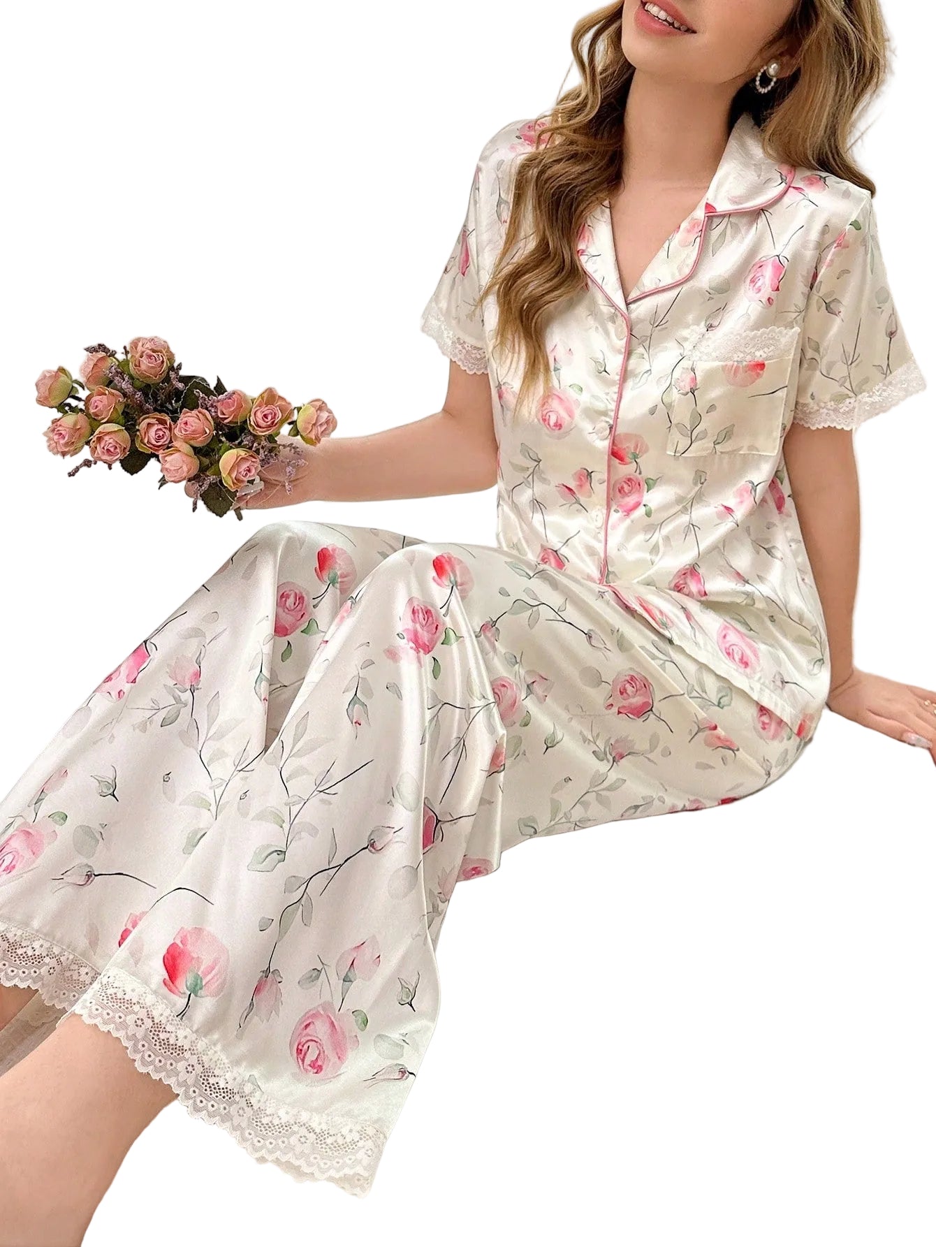 Floral Pajama Set