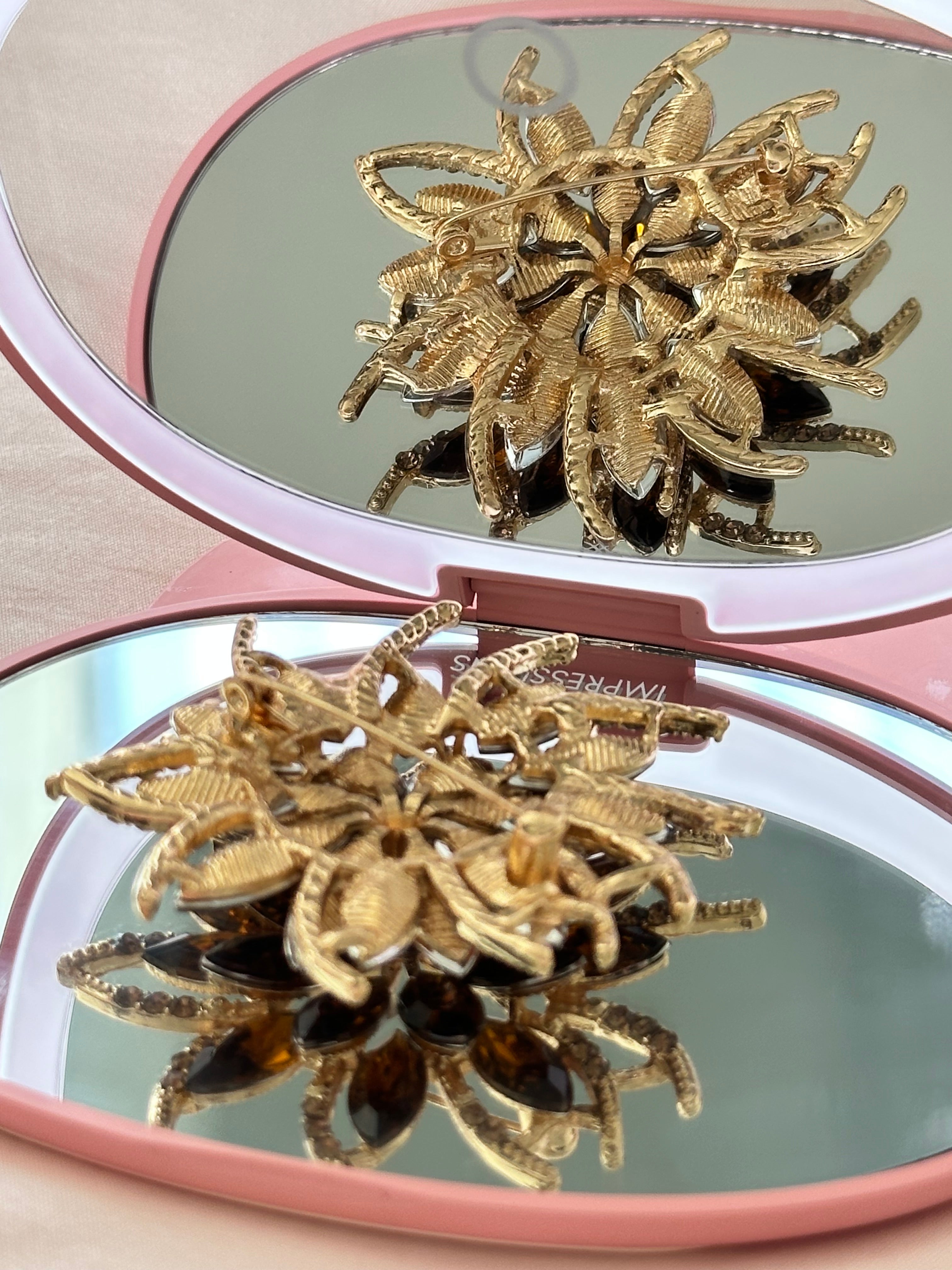 Crystal Brooch Pin