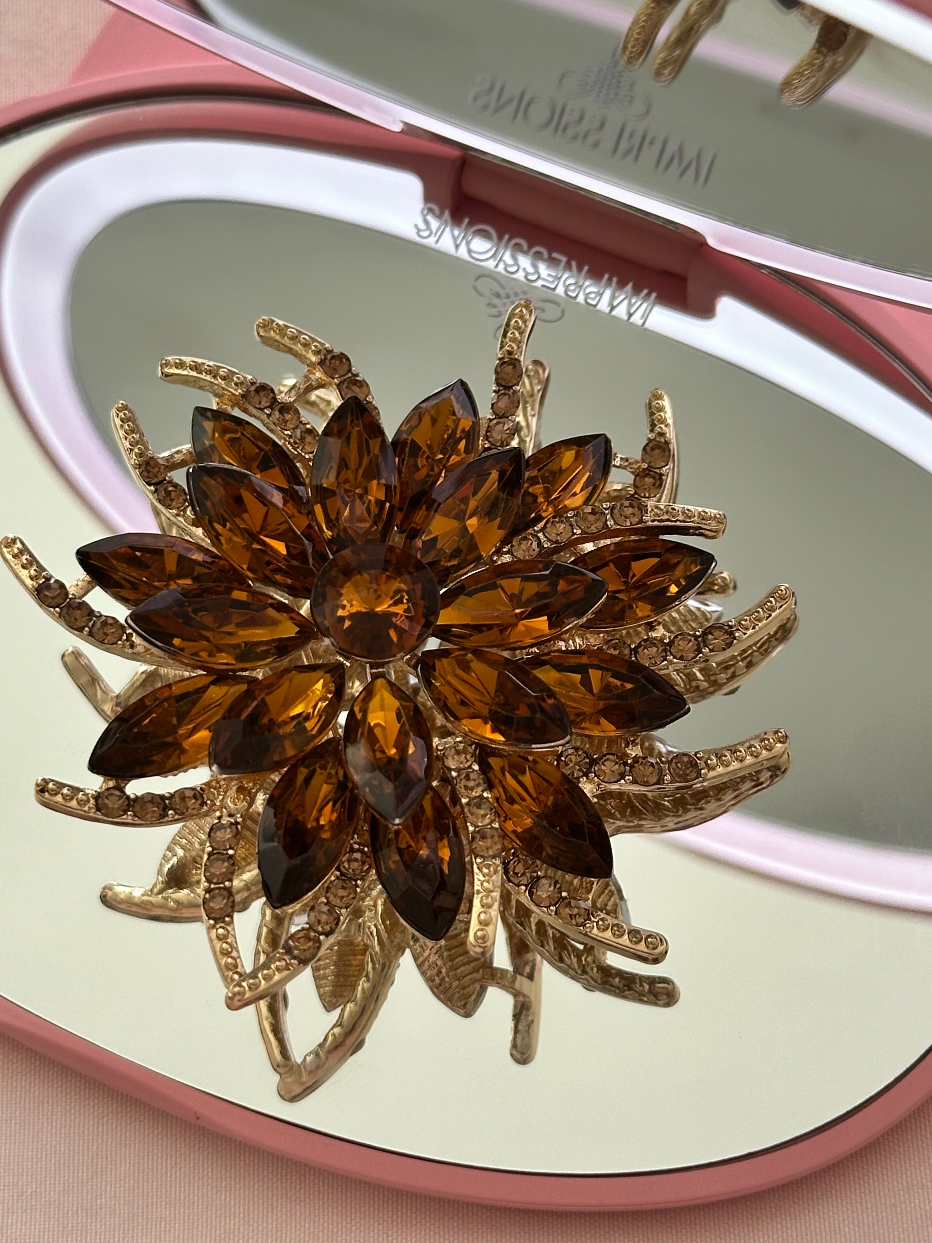 Crystal Brooch Pin