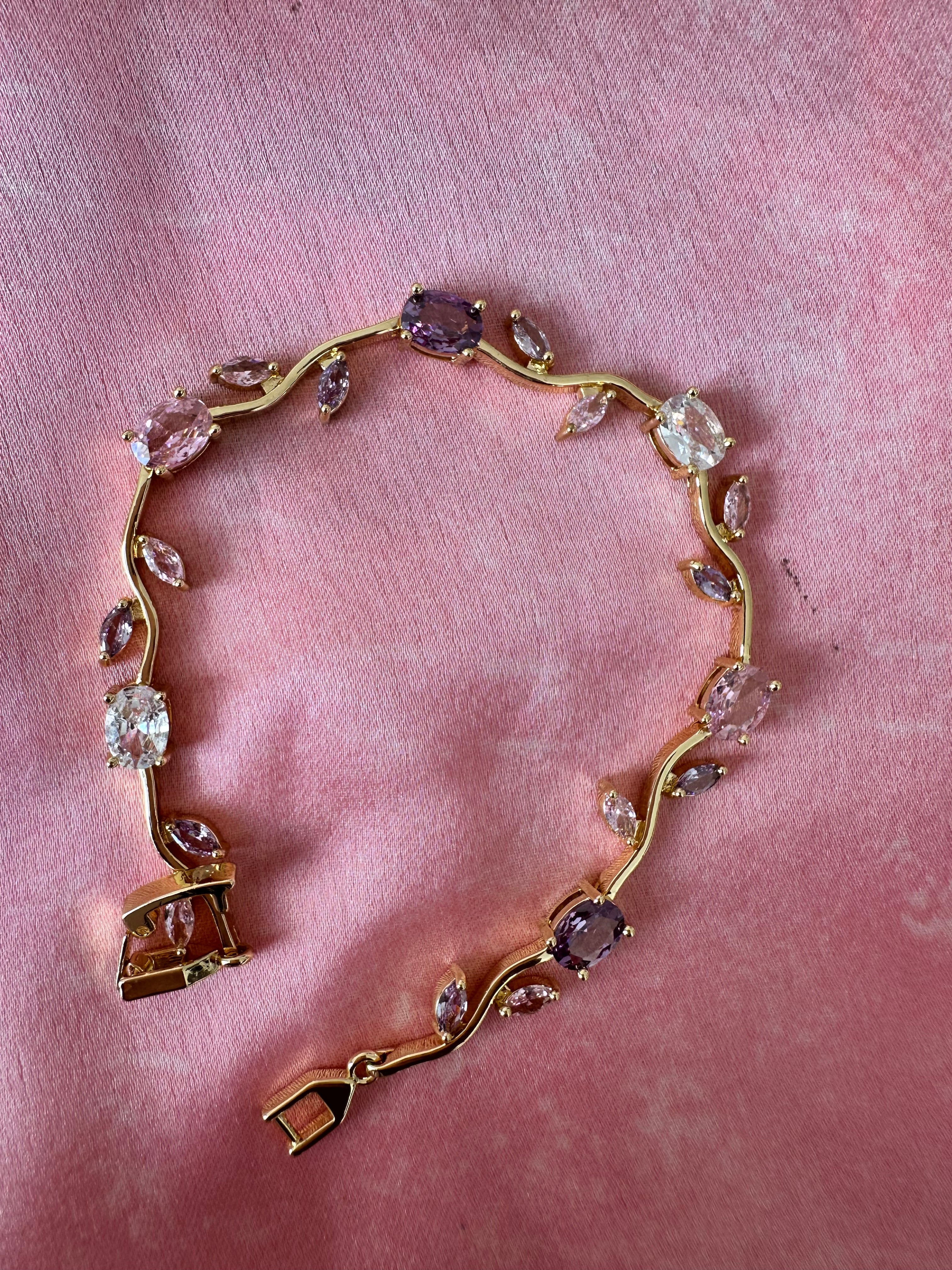Pink Rose Bracelet